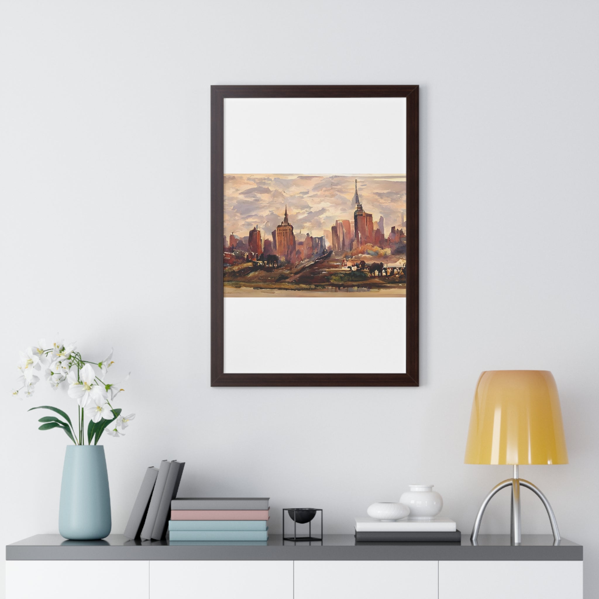 "ARCHITECTURE" Framed Vertical Poster