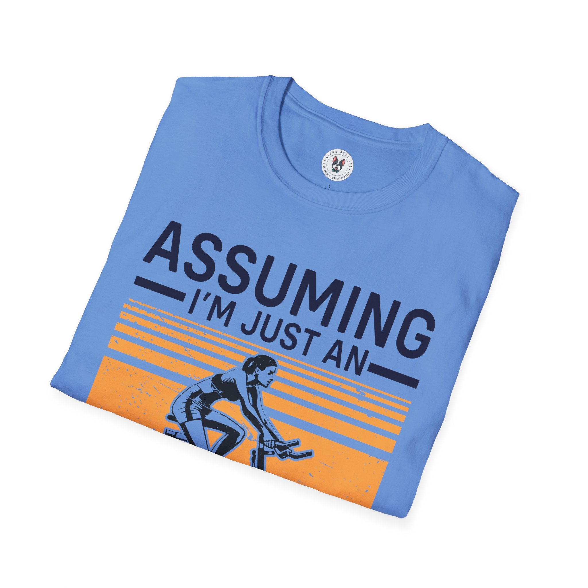 "Assuming I M Just An Old Lady Was Your First Mistake" Unisex Soft style T-Shirt