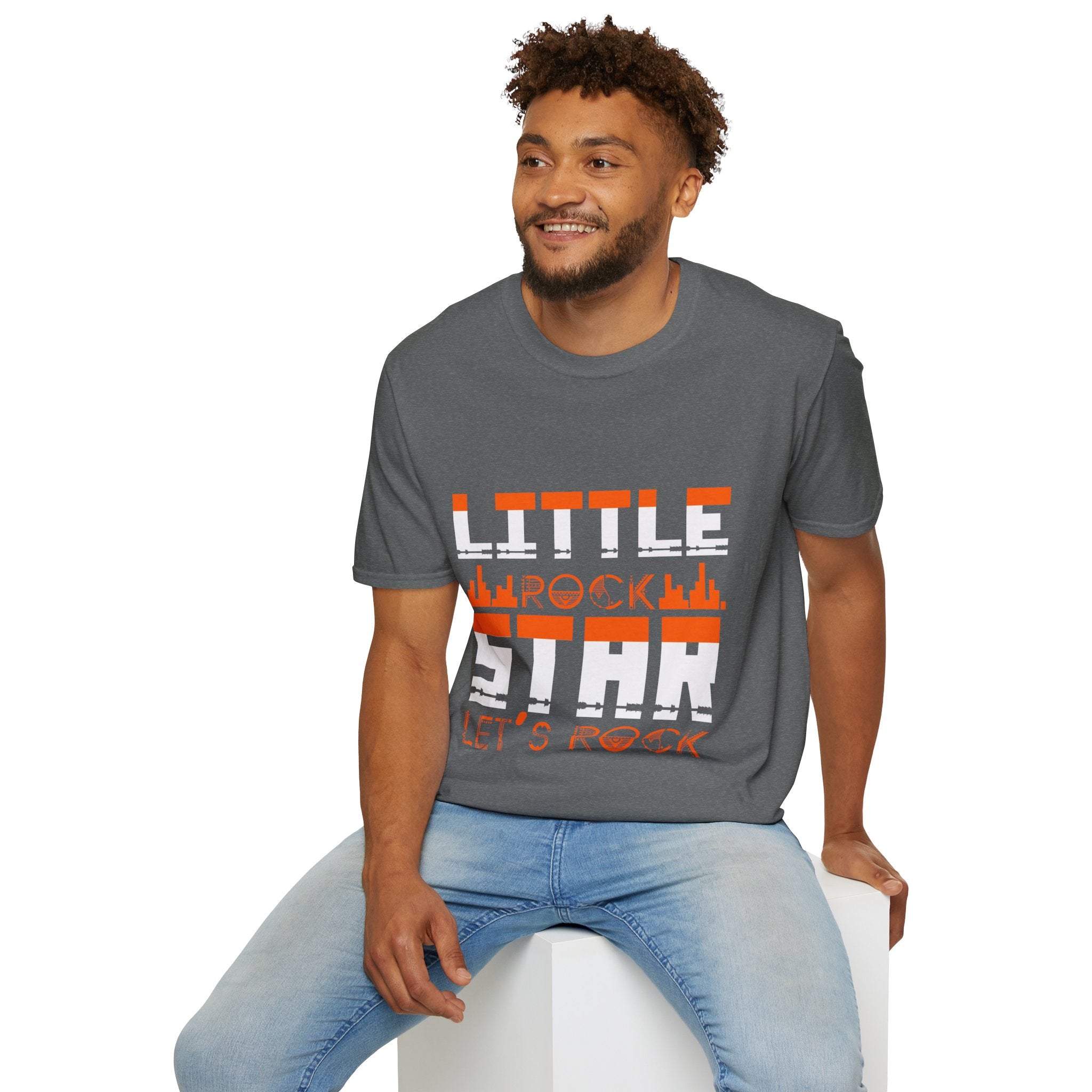 "Little Rock Star Lets Rock" Unisex Soft style T-Shirt