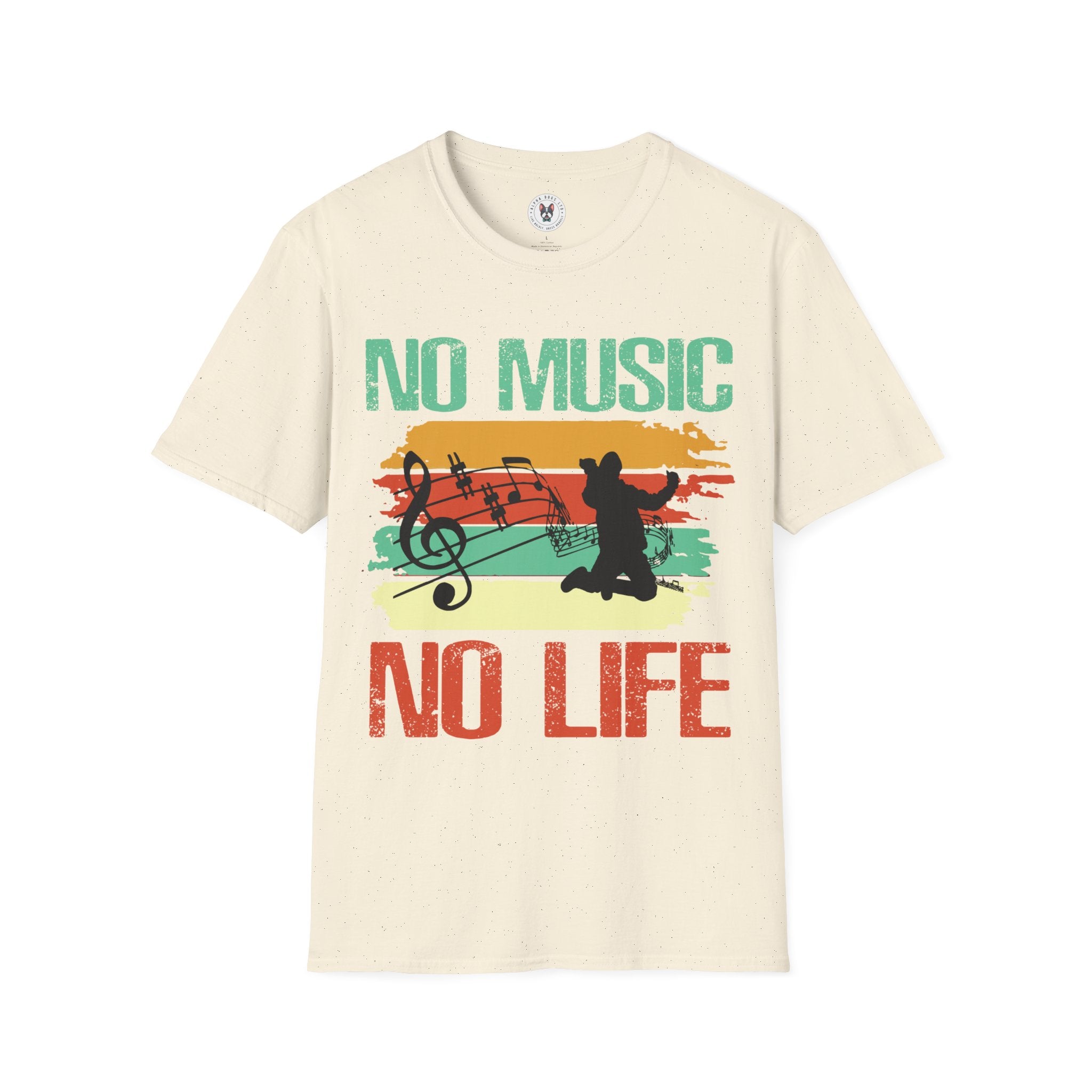 "No Music No Life" Unisex Soft style T-Shirt