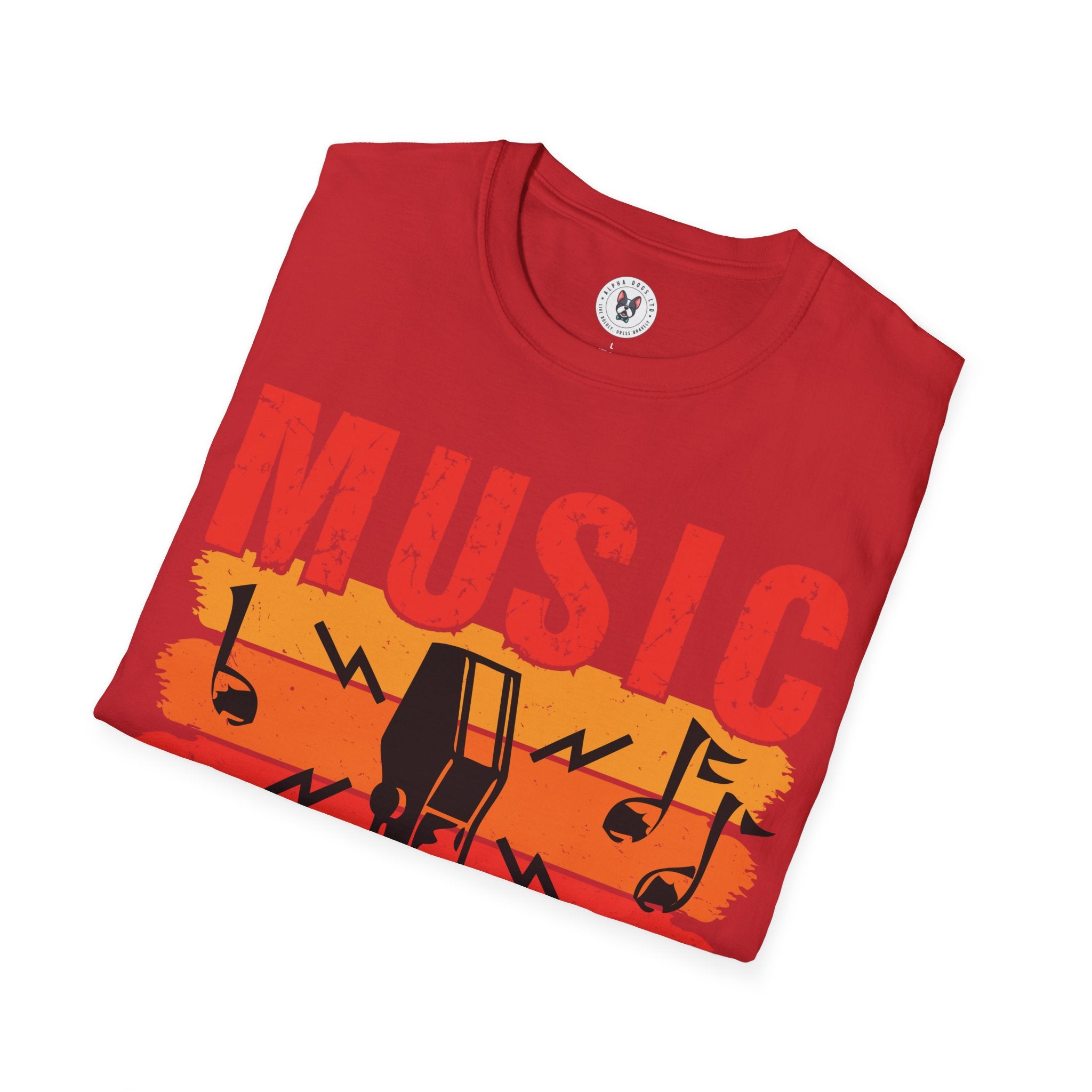 "Music Can Change The World"Unisex Soft style T-Shirt