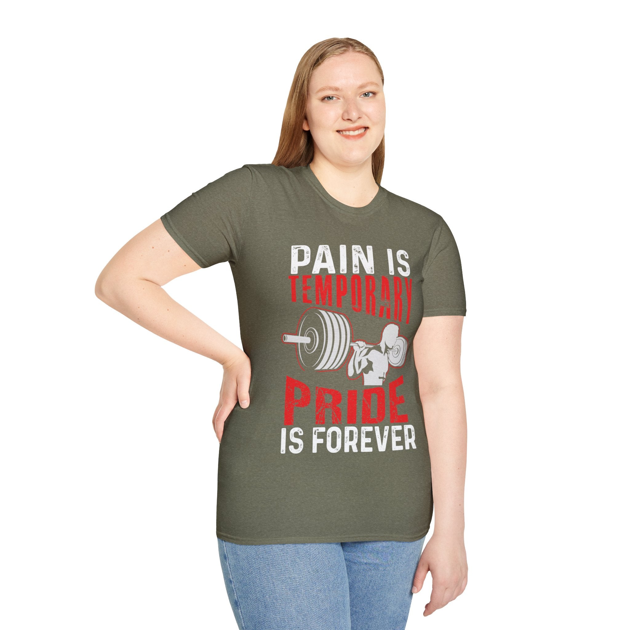 "Pain Is Temporary Pride Is Forever" Unisex Soft Style T-Shirt