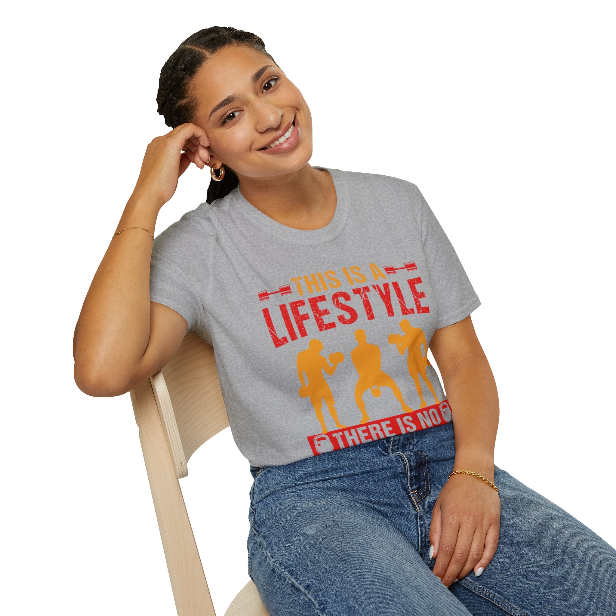 "This Is A Life Style There Is No Finish Line" Unisex Soft style T-Shirt