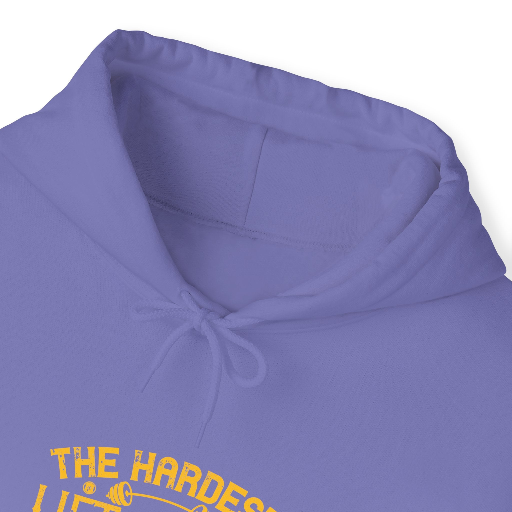 "The hardest lift of all is lifting your butt off the couch"  Unisex Heavy Blend™ Hooded Sweatshirt