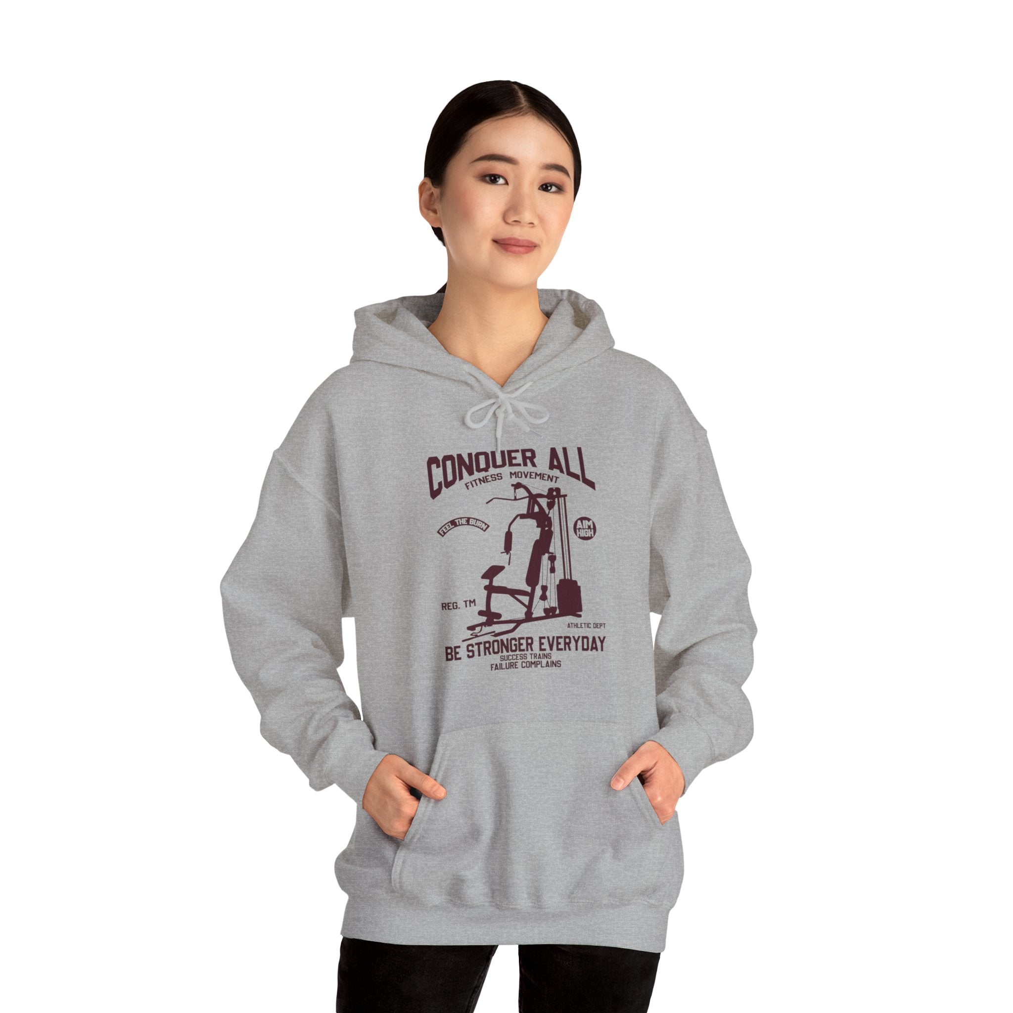 "Conquer All Be Stronger Everyday" Unisex Heavy Blend™ Hooded Sweatshirt