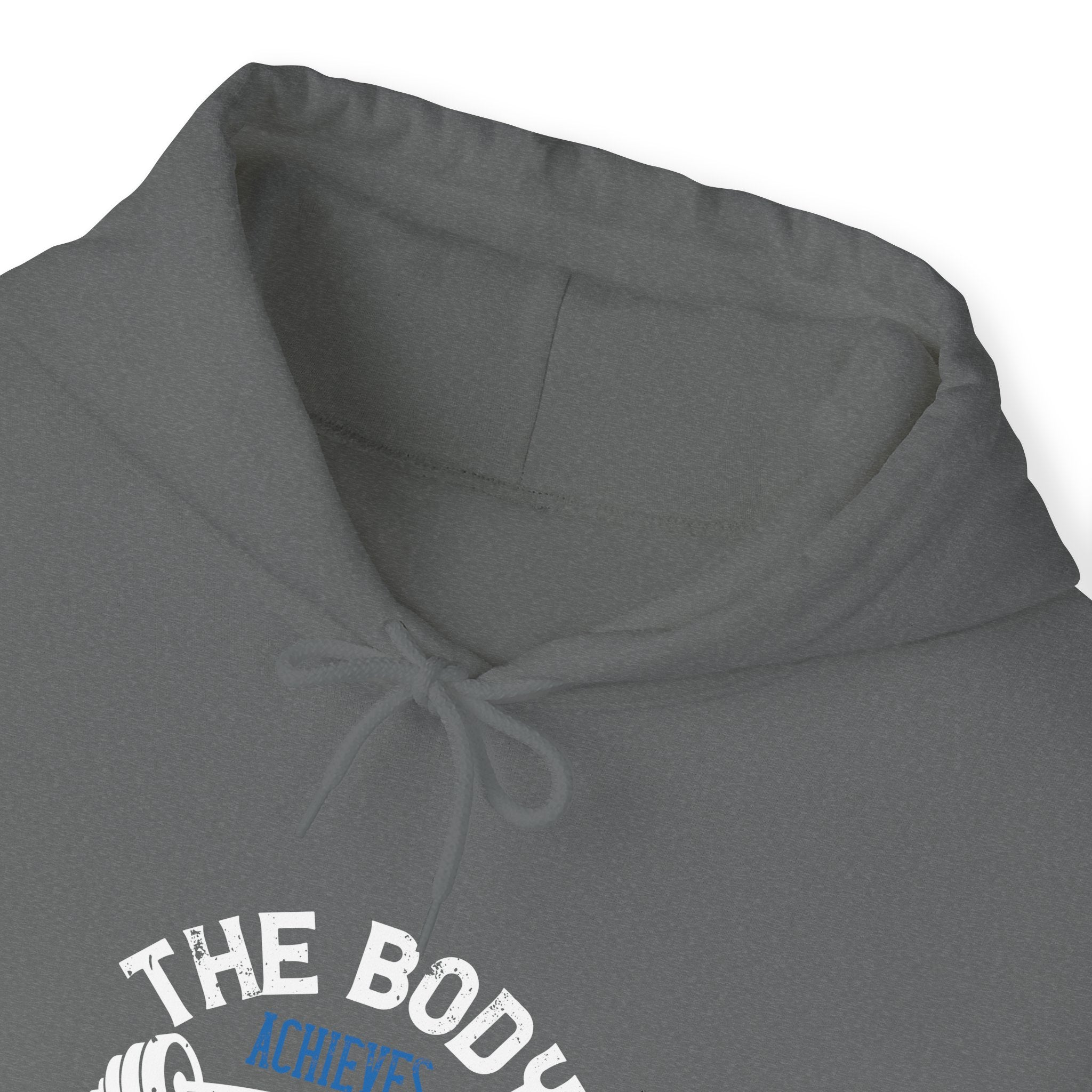 "The body achieves what the mind believes" Unisex Heavy Blend™ Hooded Sweatshirt