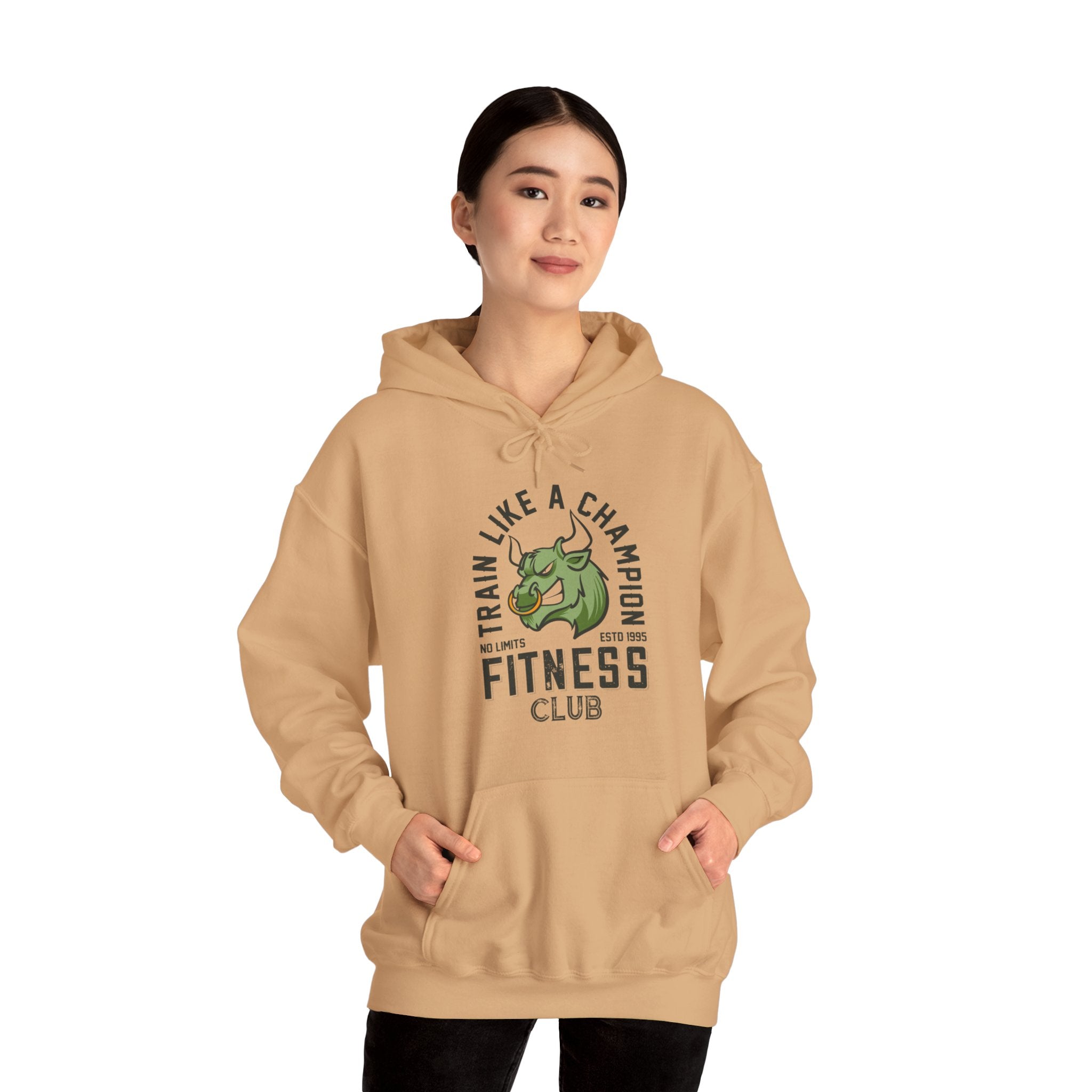 "Train Like A Champion" Unisex Heavy Blend™ Hooded Sweatshirt