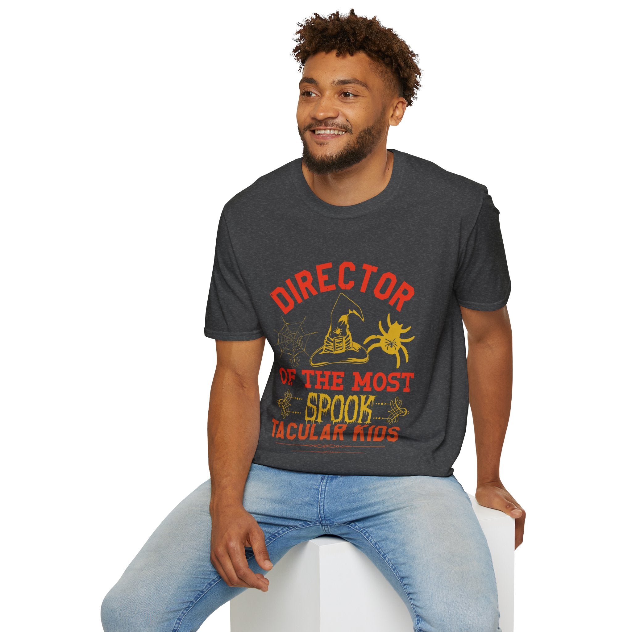 "DIRECTOR OF THE MOST SPOOK TACULAR KIDS" Unisex Soft style T-Shirt