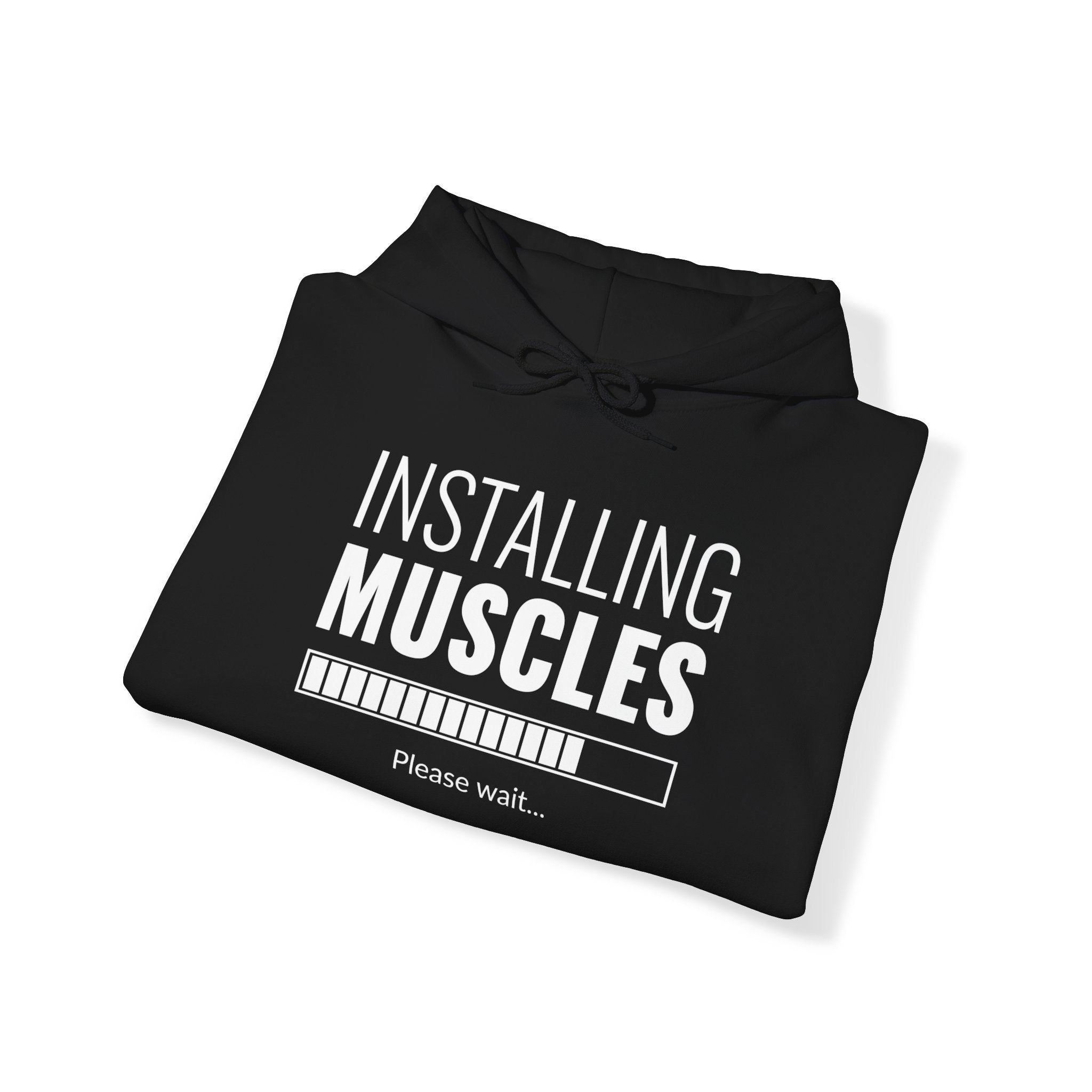 "Installing Muscles" Unisex Heavy Blend™ Hooded Sweatshirt