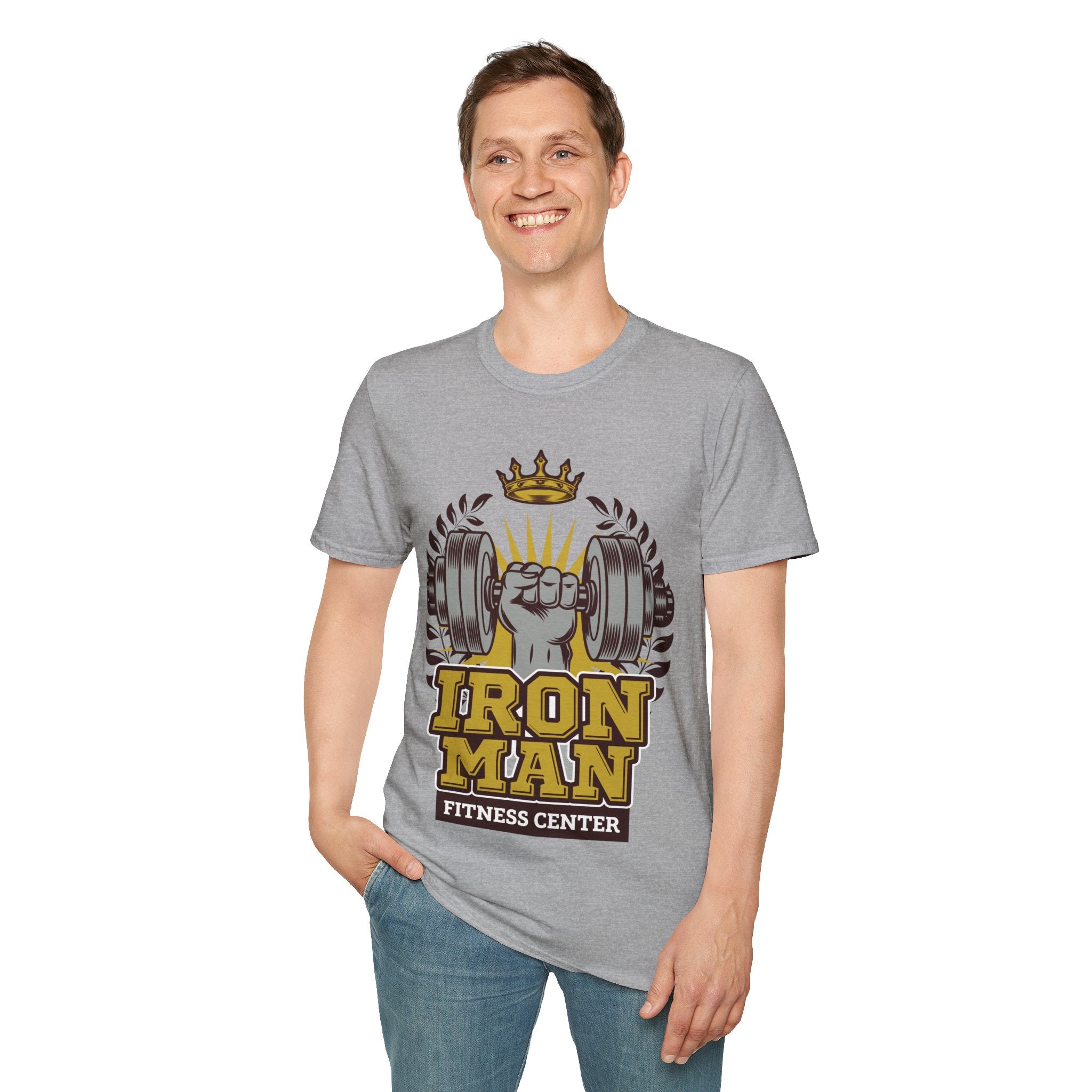 "IronMan Fitness Centre" Unisex Soft style T-Shirt