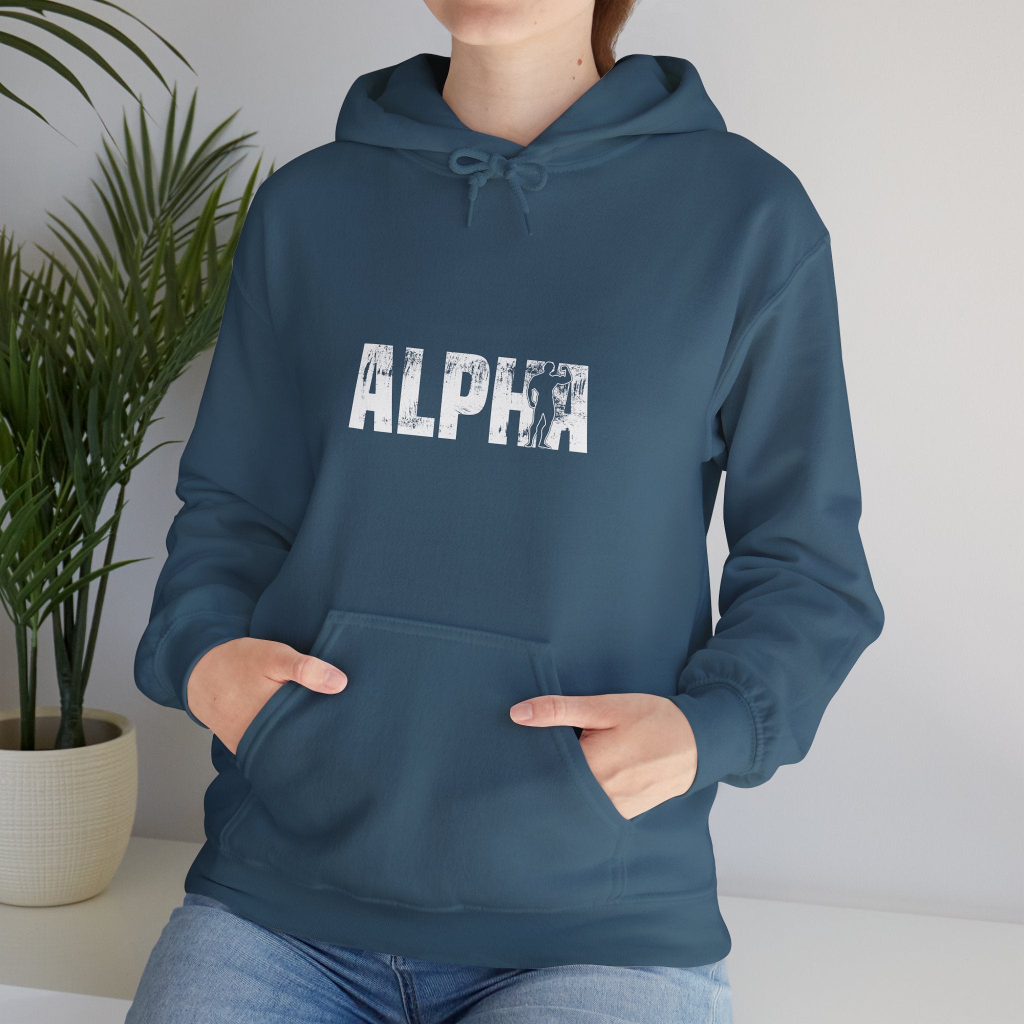 "Alpha Gym"  Unisex Heavy Blend™ Hooded Sweatshirt