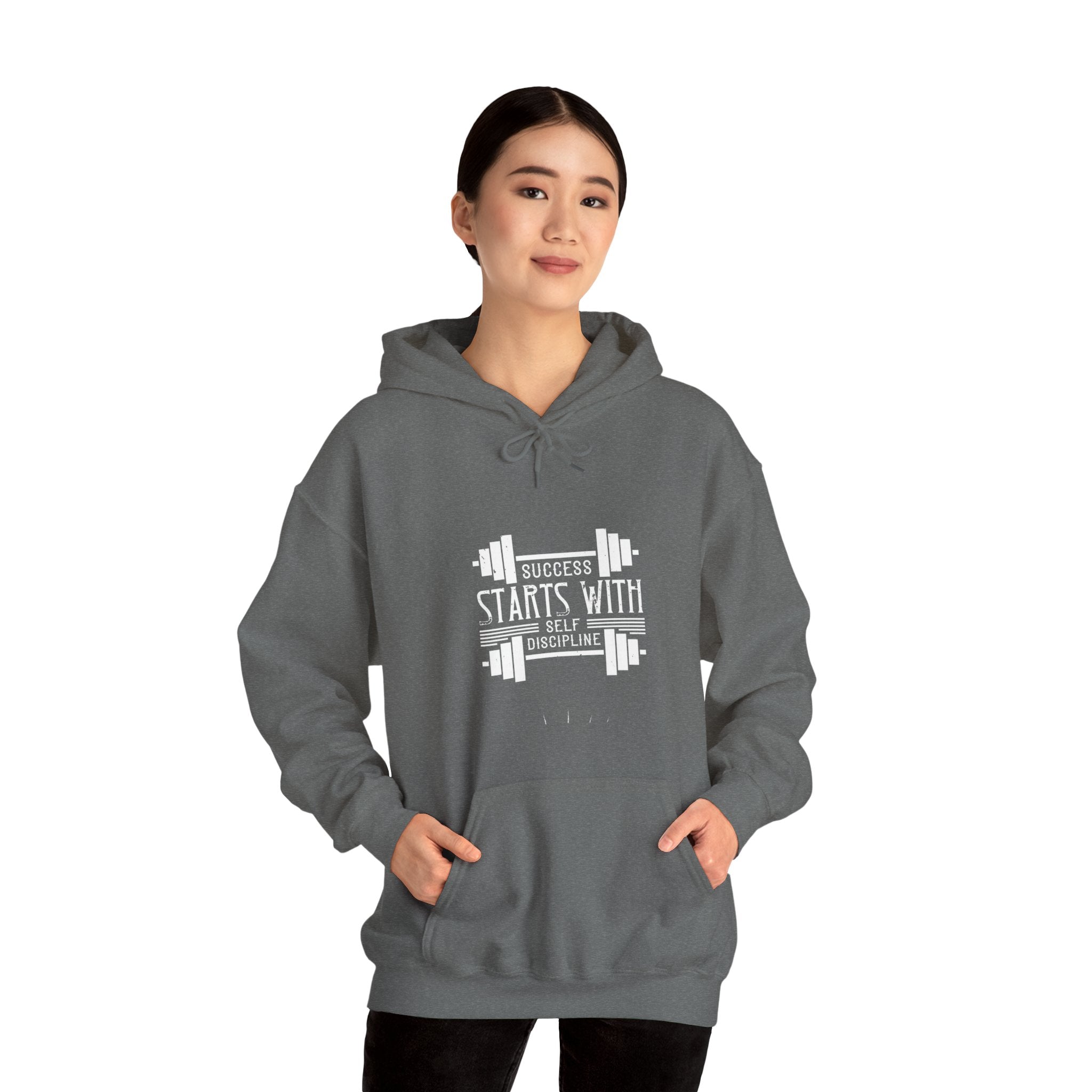 "Success Starts With Self Discipline" Unisex Heavy Blend™ Hooded Sweatshirt