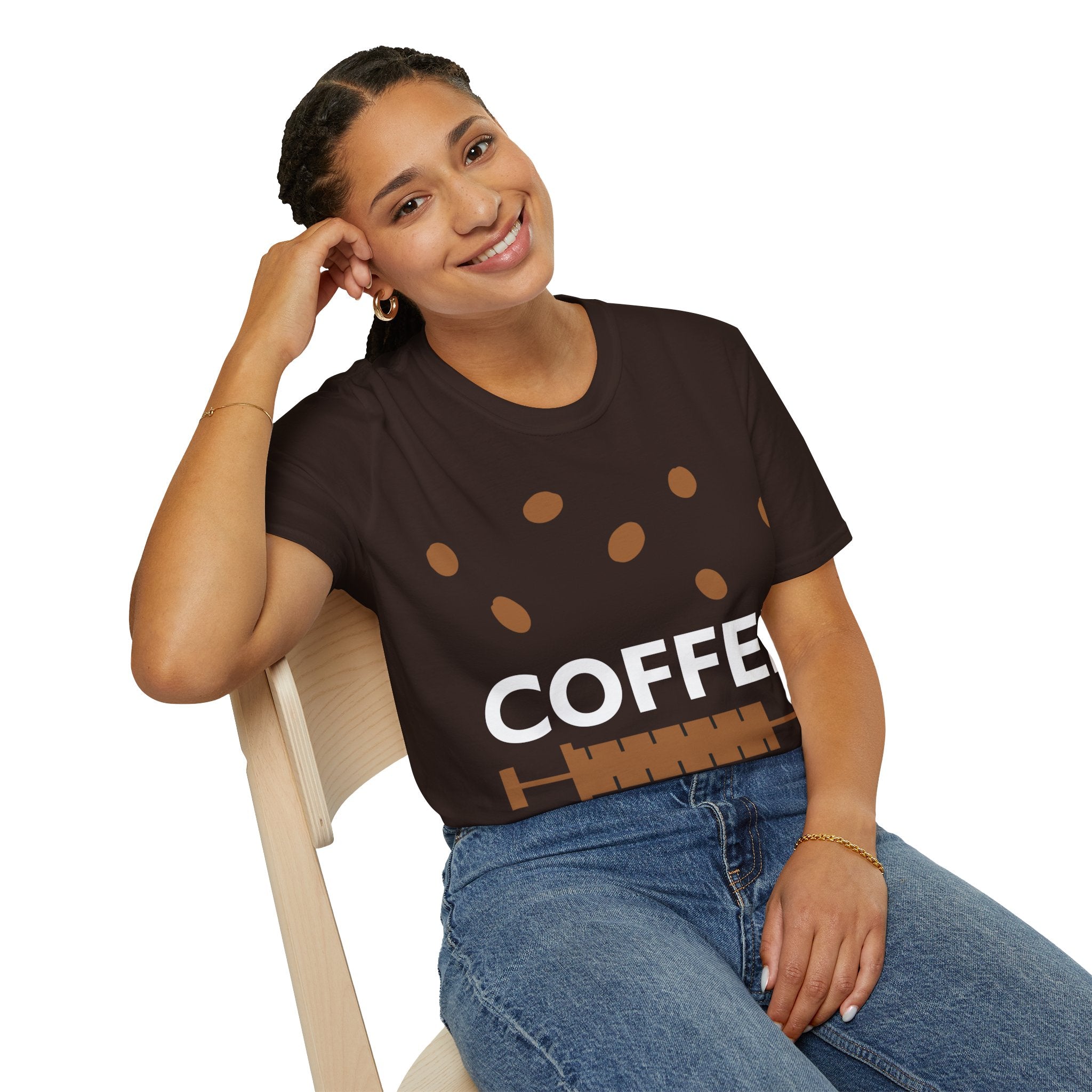 "COFFEE IS MY VACCINE" Unisex Soft style T-Shirt