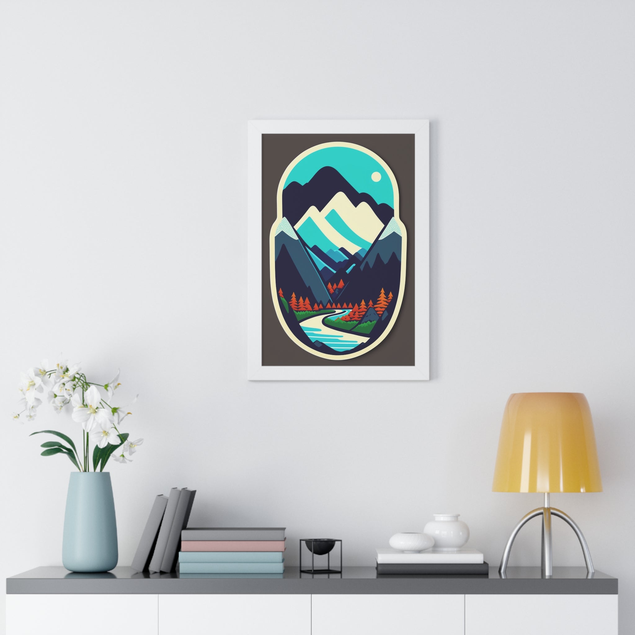 "BOHO" Framed Vertical Poster