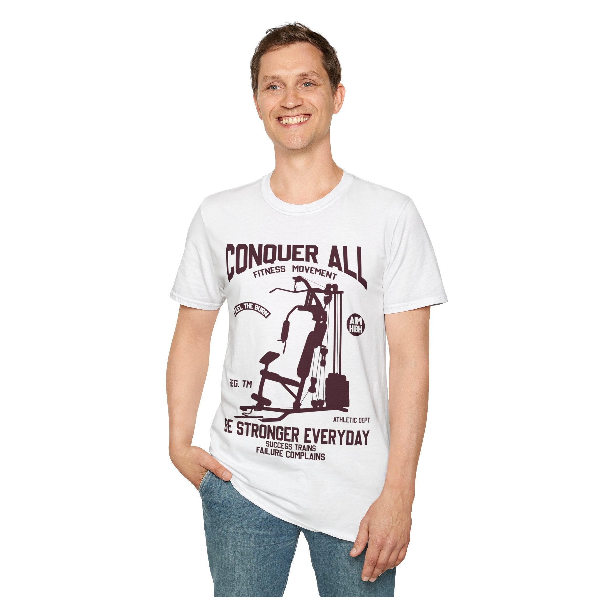 "Conquer All Be Stronger Everyday" Unisex Soft style T-Shirt