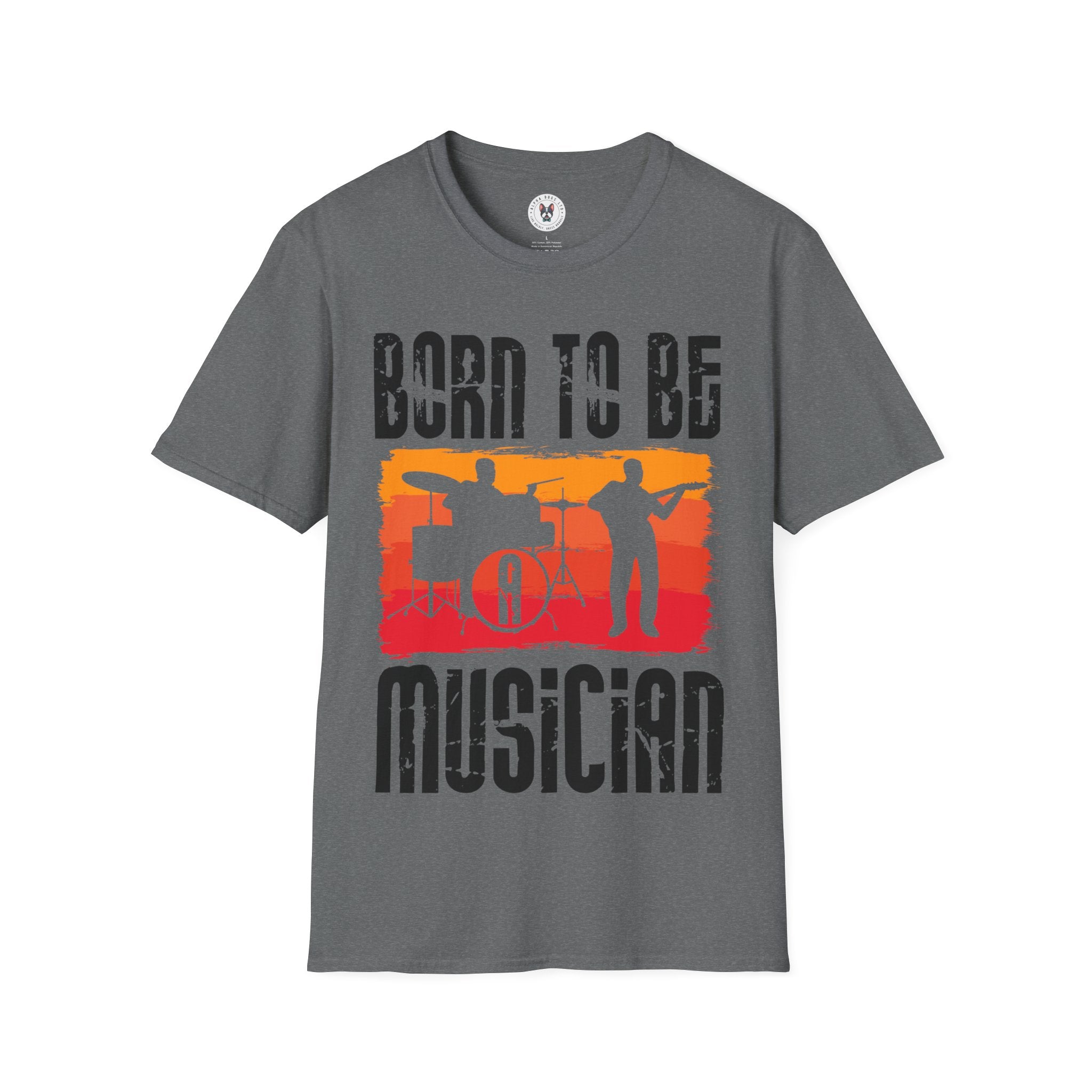 "Born To Be Musician"  Unisex Soft style T-Shirt