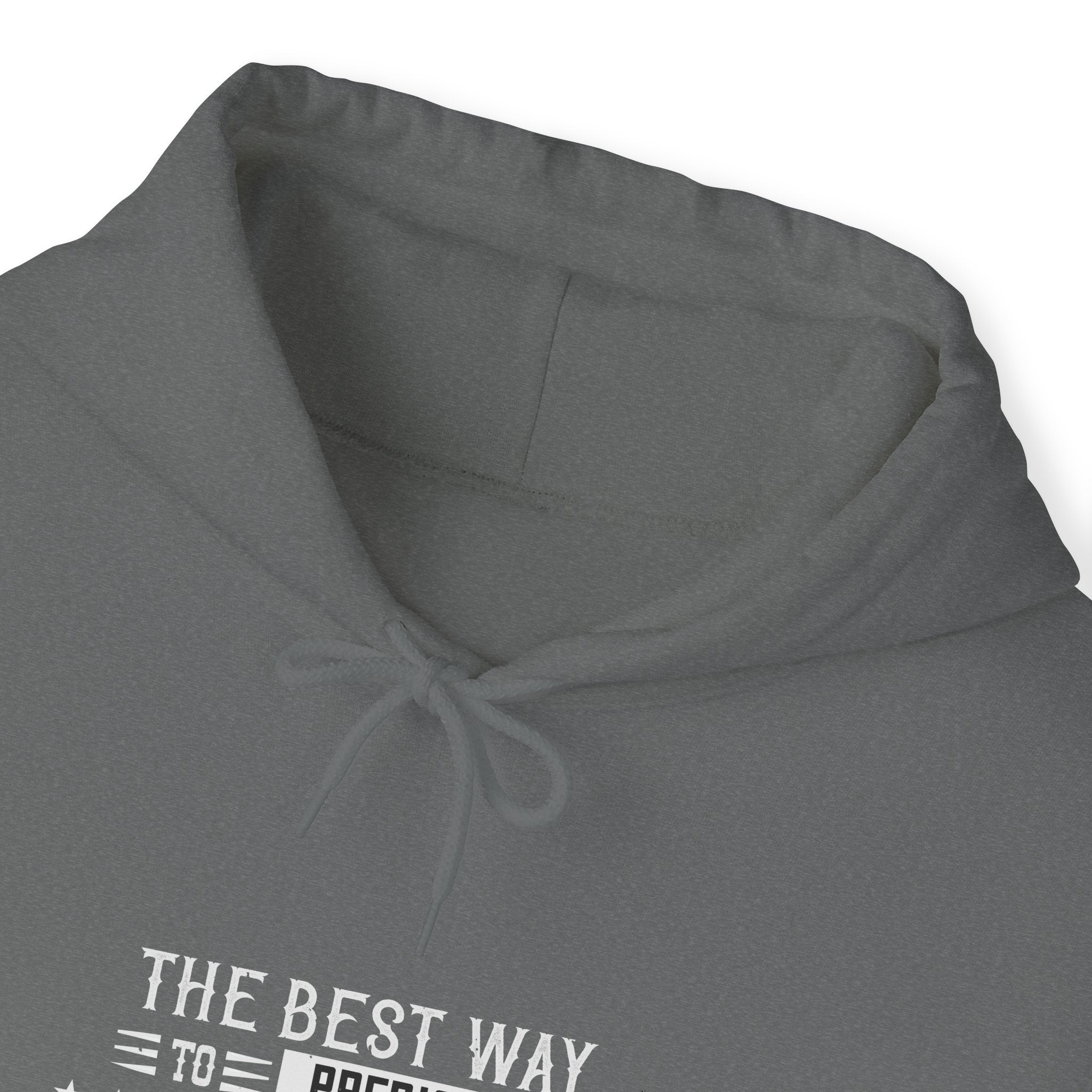 "The best way to predict the future is to create it" Unisex Heavy Blend™ Hooded Sweatshirt