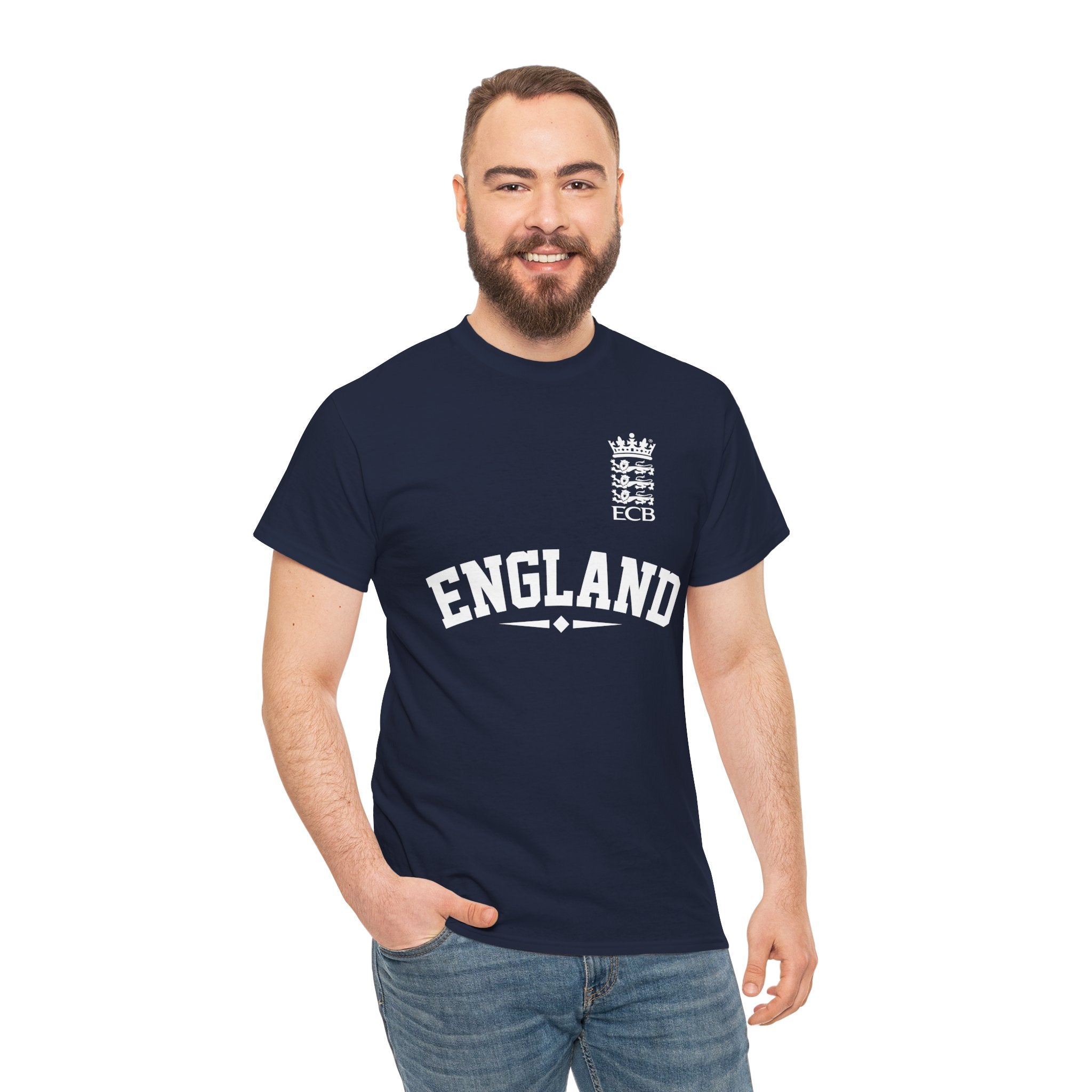 England Cricket Unisex Heavy Cotton Tee