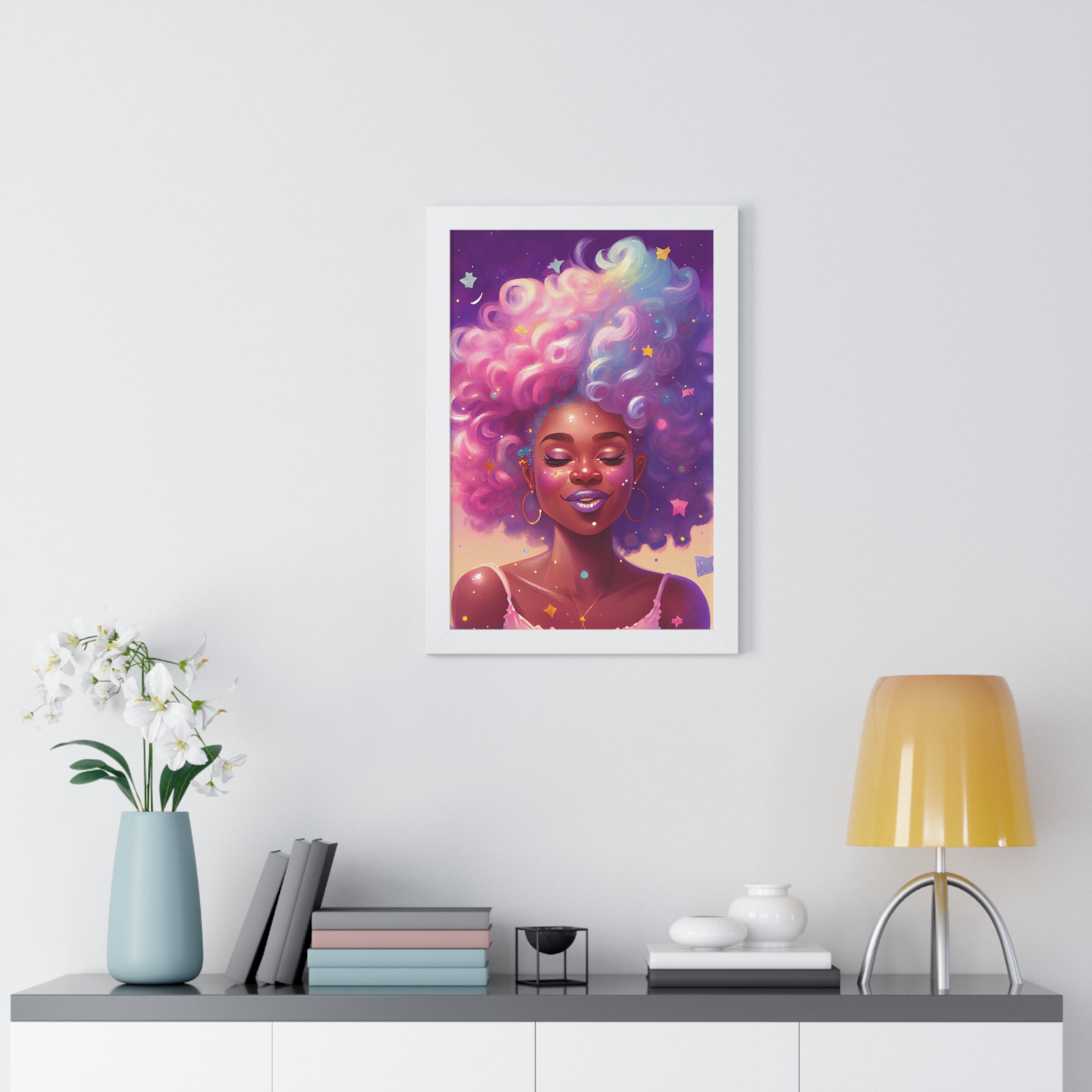 "BLACK GIRL MAGIC" Framed Vertical Poster