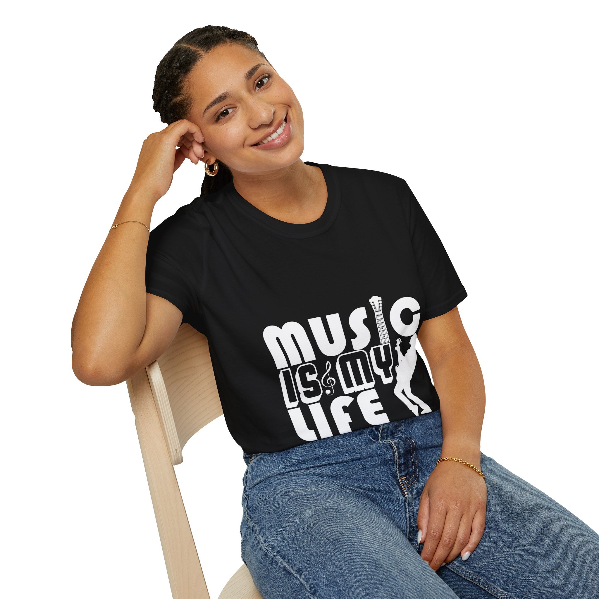 "Music In My Life" Unisex Soft style T-Shirt