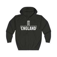 England Cricket Unisex Full Zip Hoodie