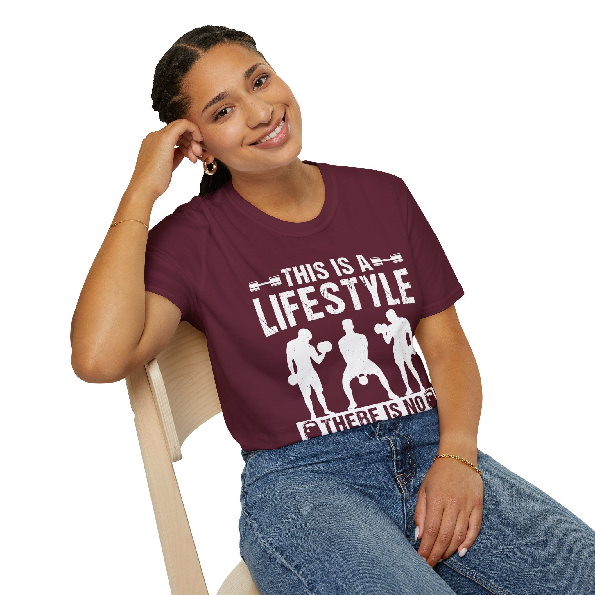 "This Is A Life Style There Is No Finish Line" Unisex Soft style T-Shirt