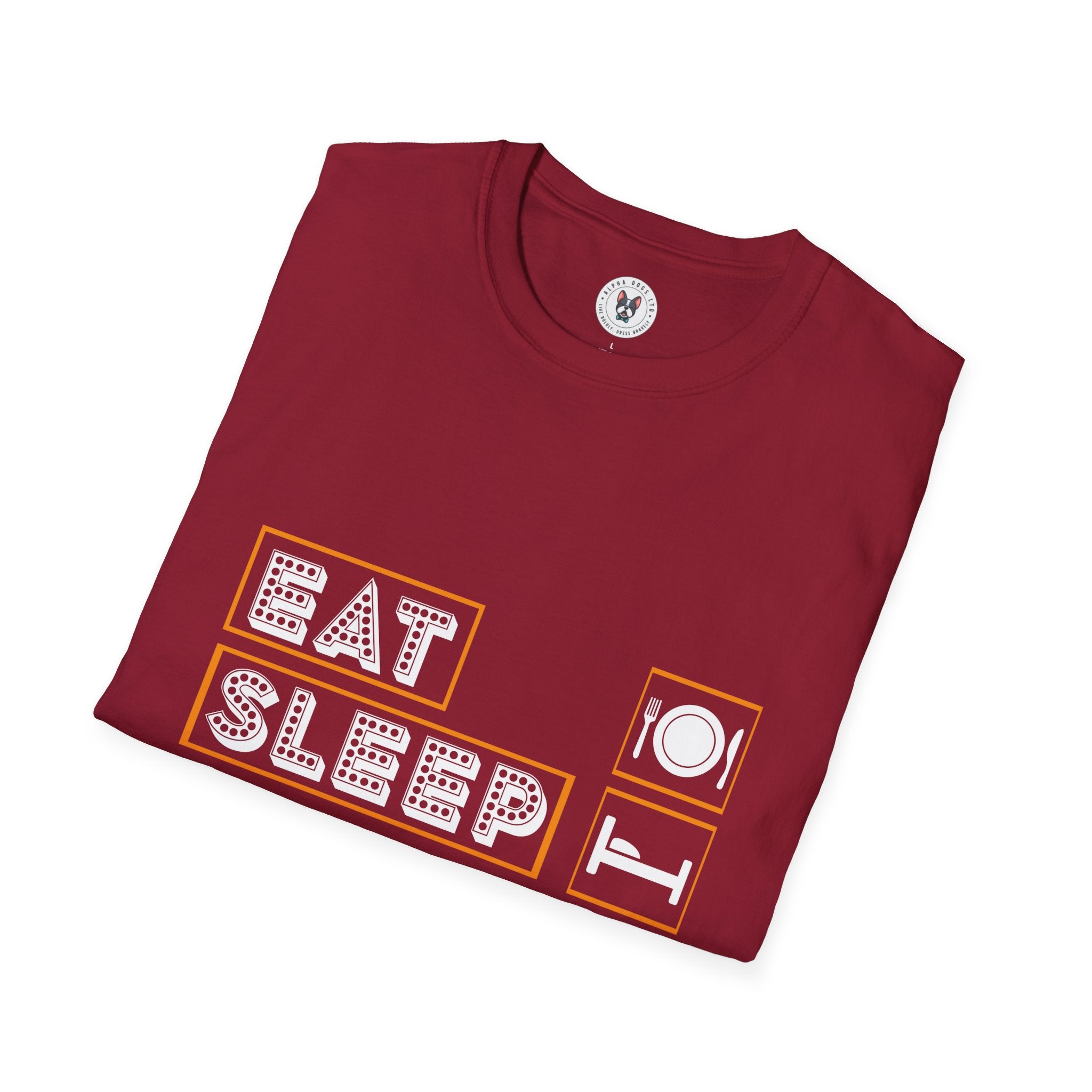 "Eat Sleep Music Repeat" Unisex Soft style T-Shirt