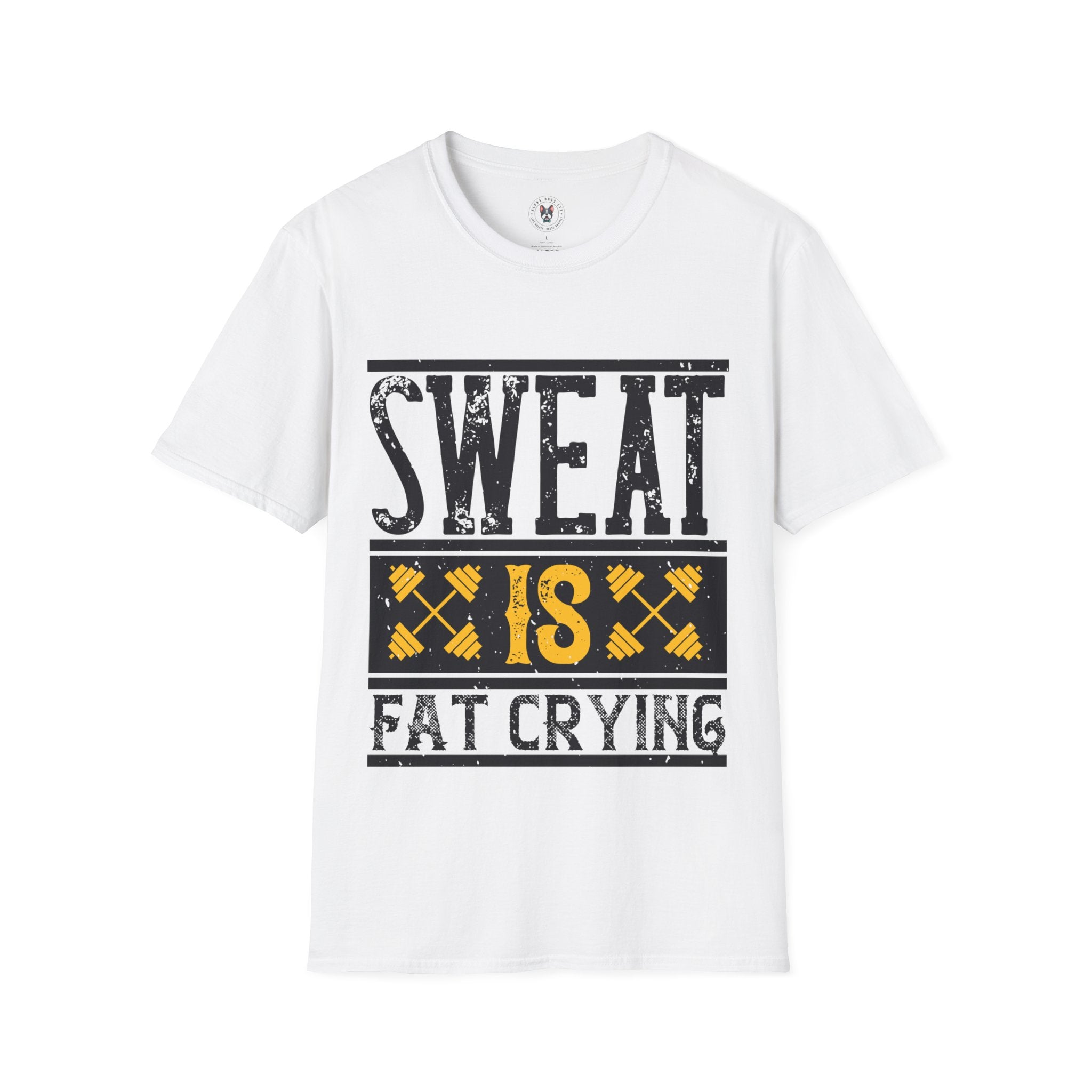 "Sweat Is Fat Crying"  Unisex Soft style T-Shirt