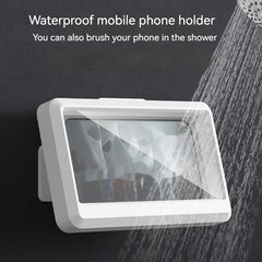 Bathroom Waterproof 360-degree Rotating Punch-free Bath Binge-watching Kitchen Wall Anti-fog Bracket