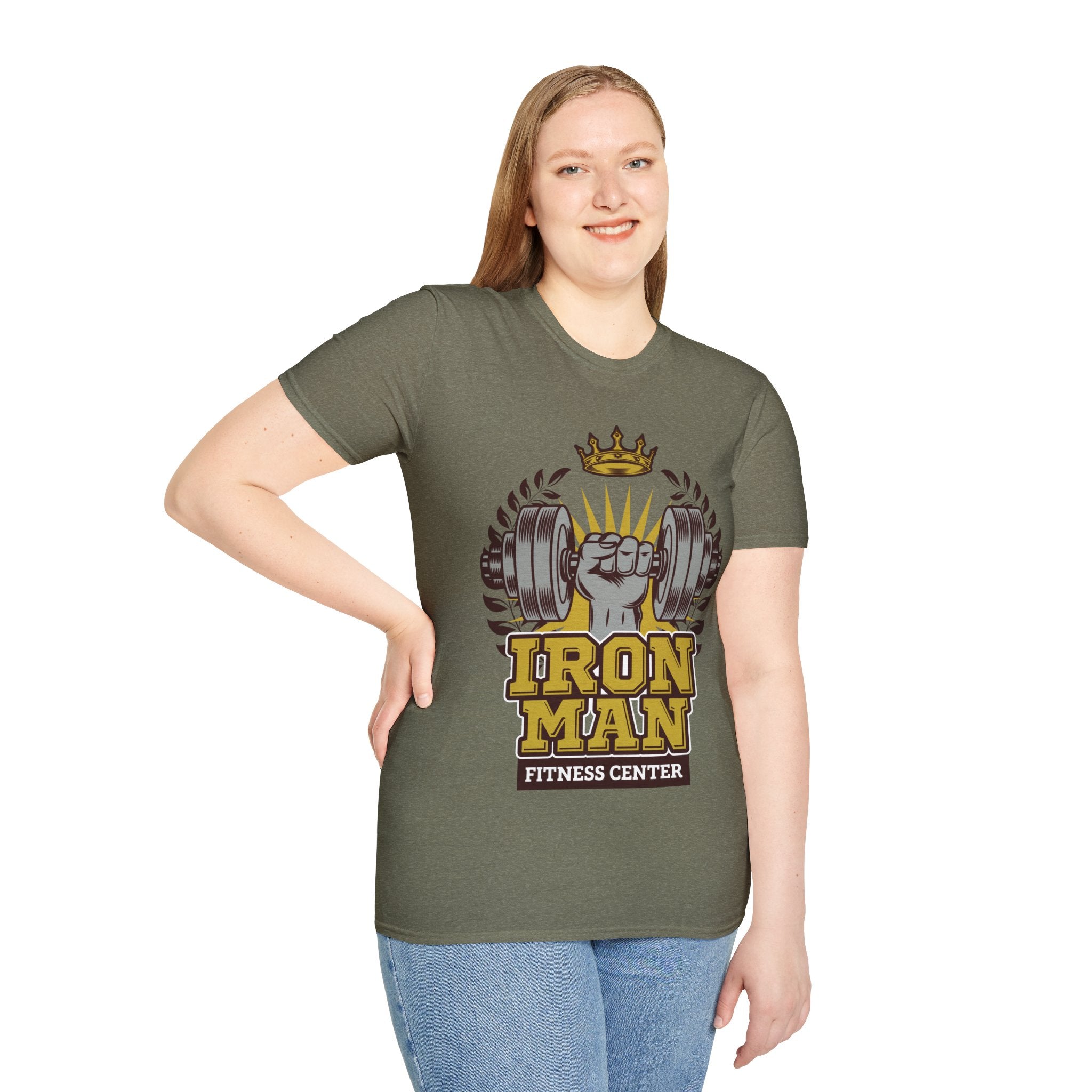 "IronMan Fitness Centre" Unisex Soft style T-Shirt