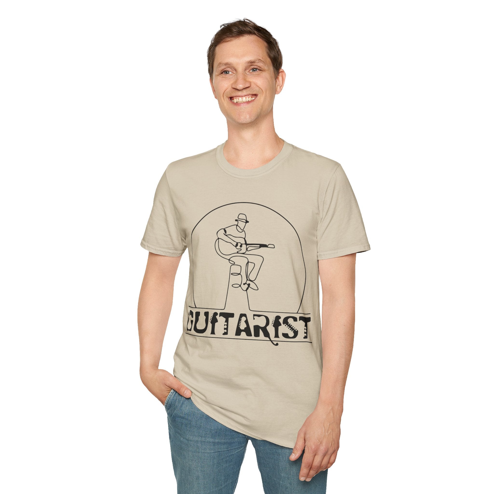 "Guitarist" Unisex Soft style T-Shirt