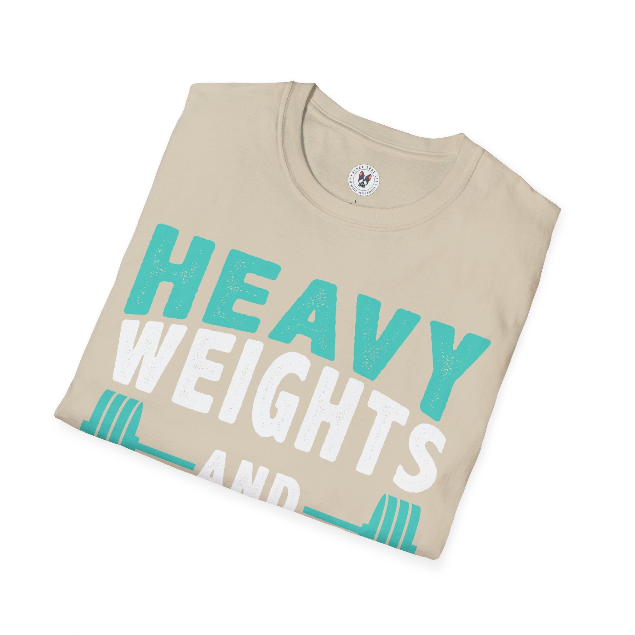 "Heavy Weights And Proteins Shakes" Unisex Soft Style T-Shirt