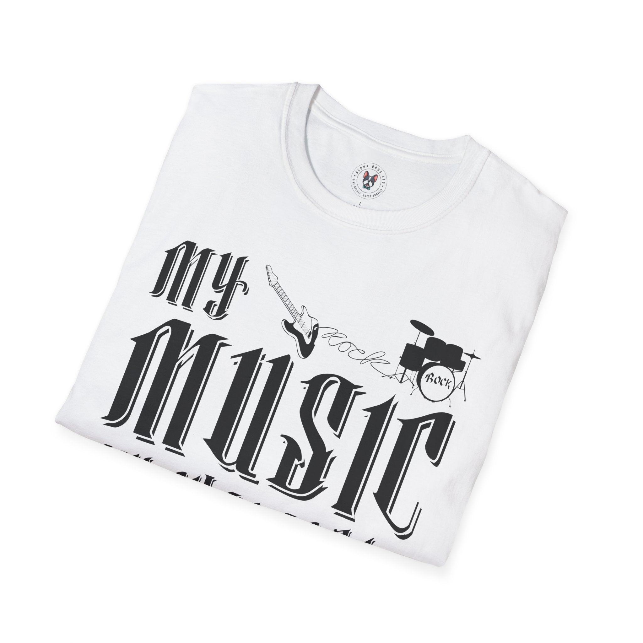 "My Music My Character Rock And Roll Station" Unisex Soft style T-Shirt