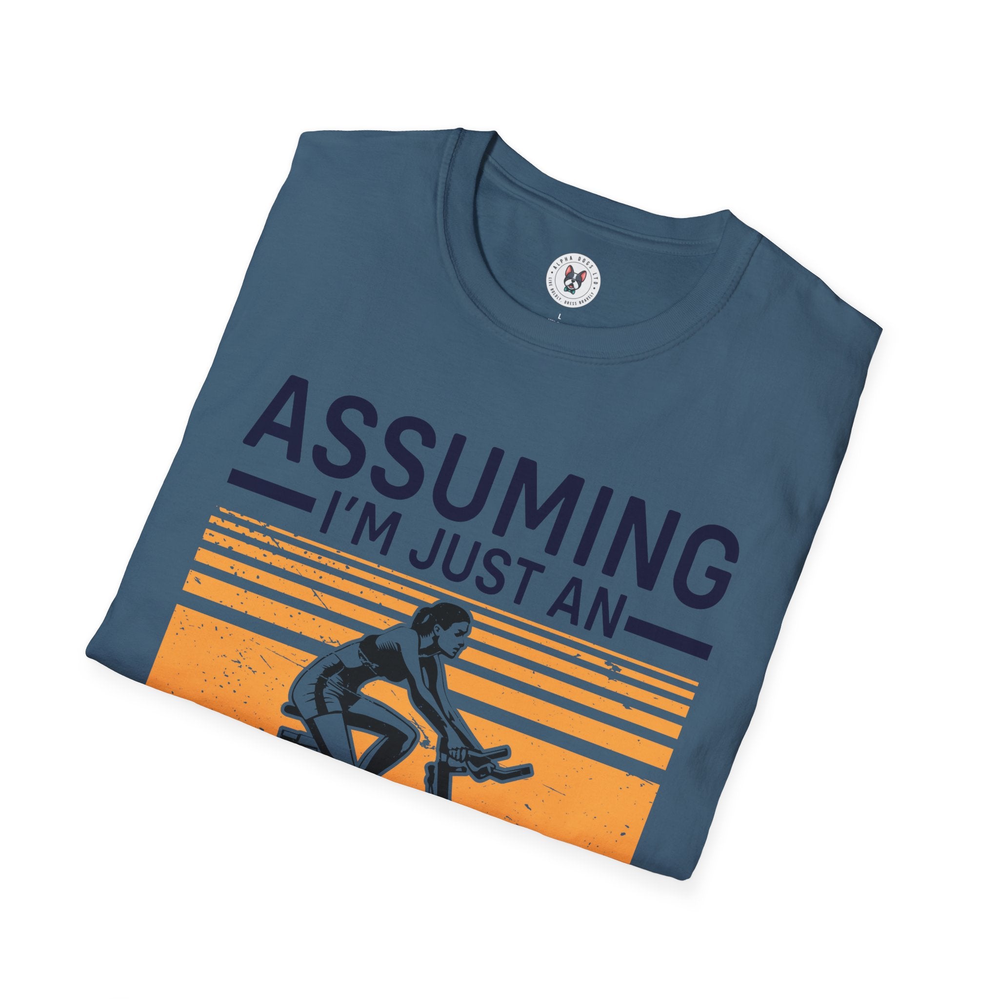 "Assuming I M Just An Old Lady Was Your First Mistake" Unisex Soft style T-Shirt