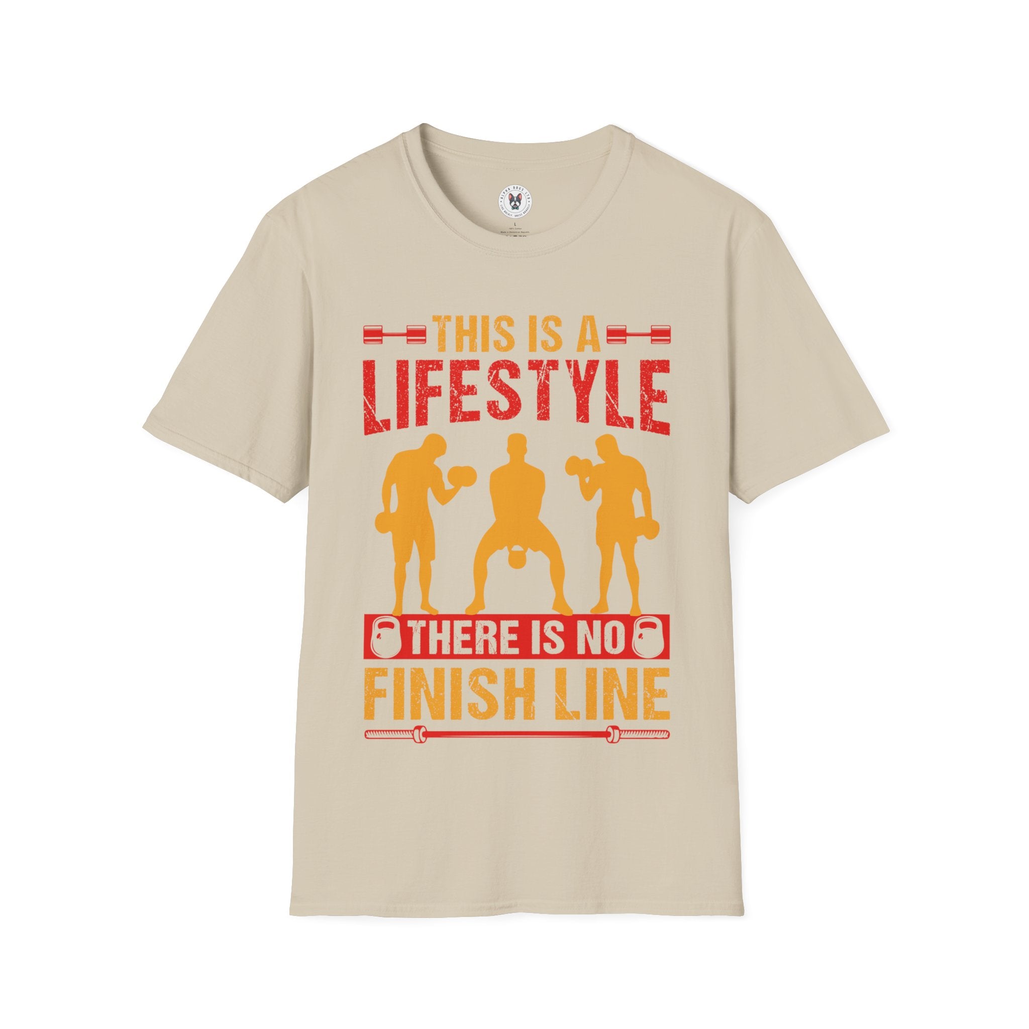 "This Is A Life Style There Is No Finish Line" Unisex Soft style T-Shirt