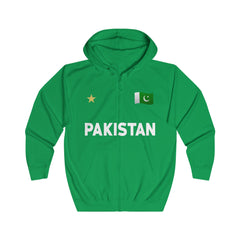 Pakistan Cricket Unisex Full Zip Hoodie