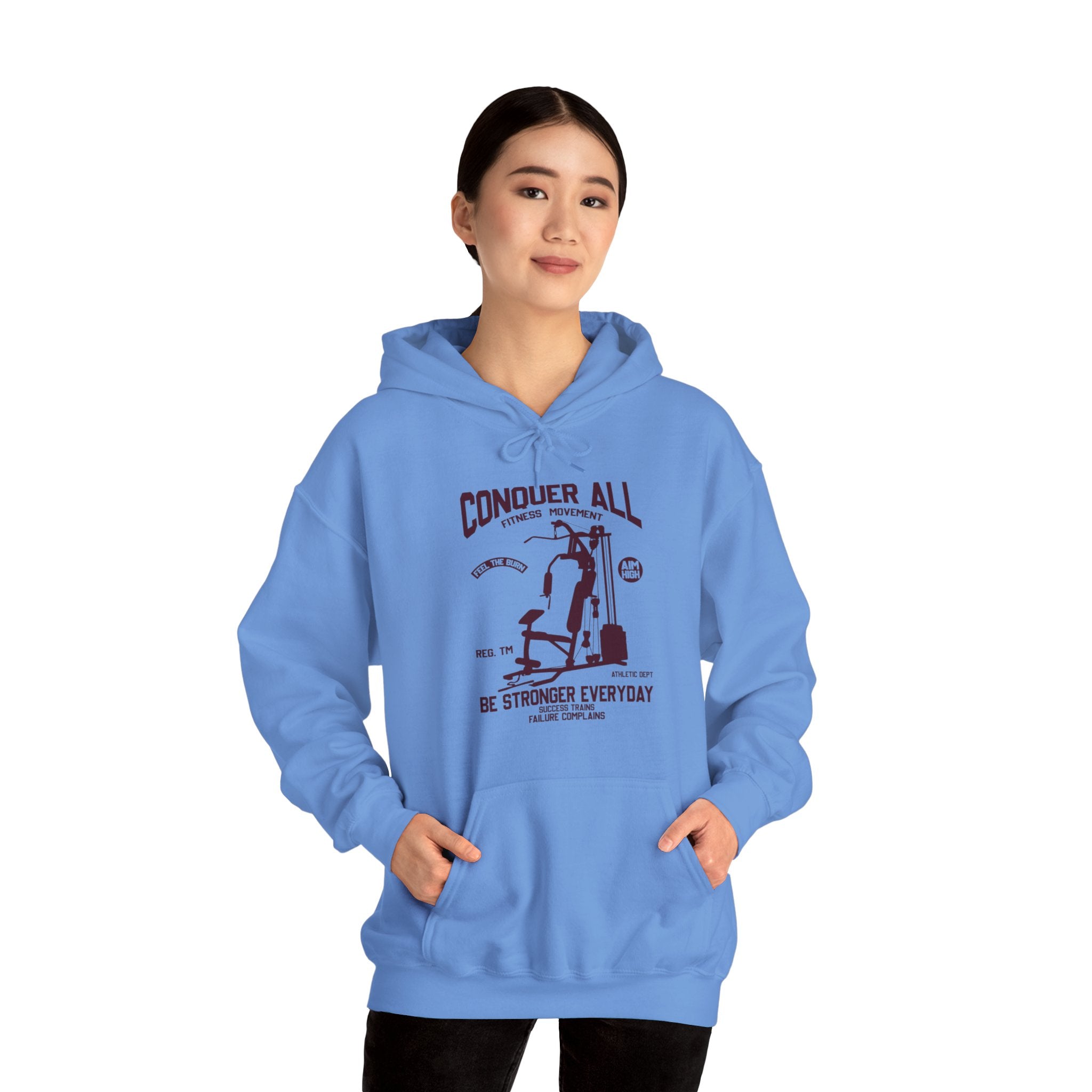 "Conquer All Be Stronger Everyday" Unisex Heavy Blend™ Hooded Sweatshirt