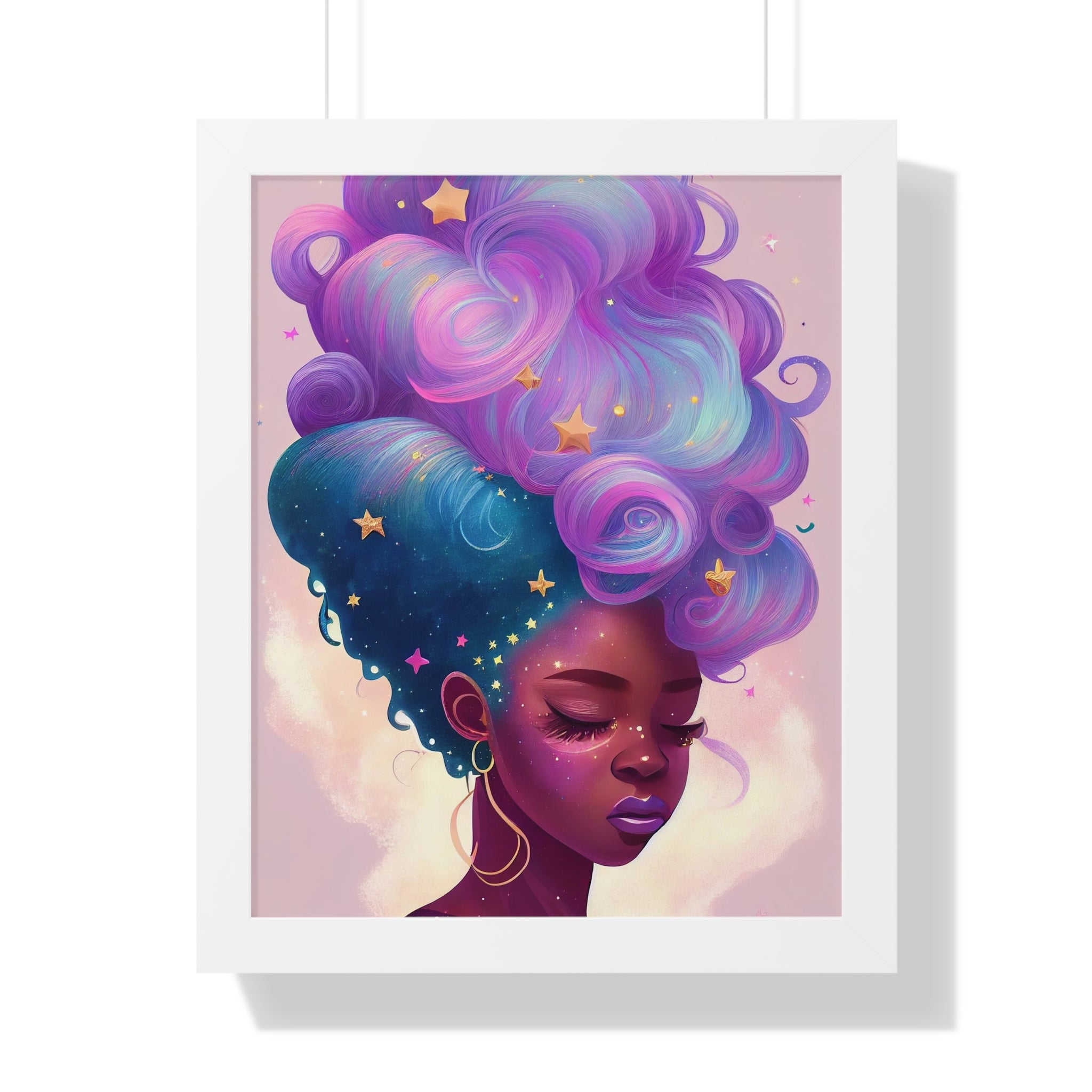 "BLACK GIRL MAGIC" Framed Vertical Poster