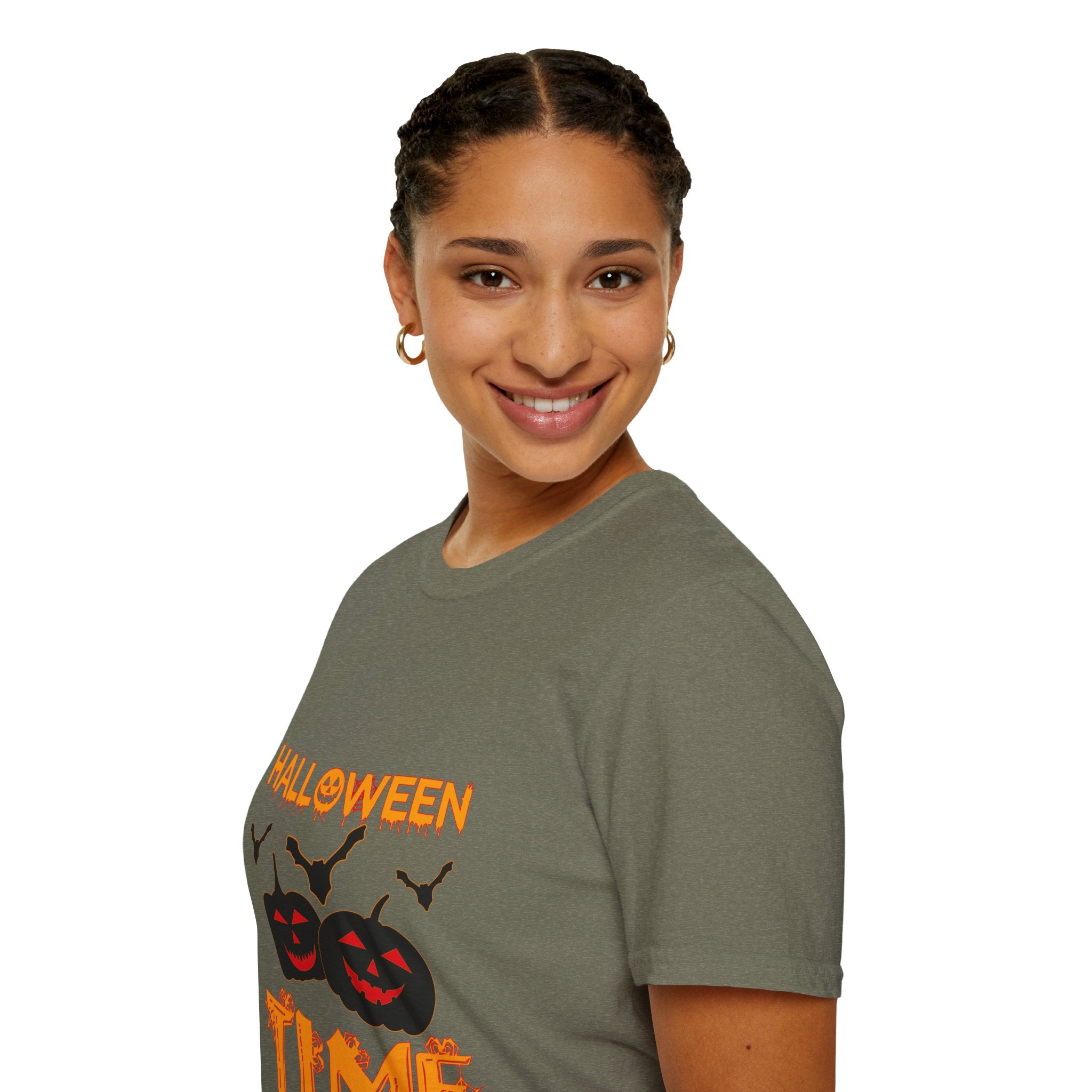 "HALLOWEEN TIME" Unisex Soft style T-Shirt