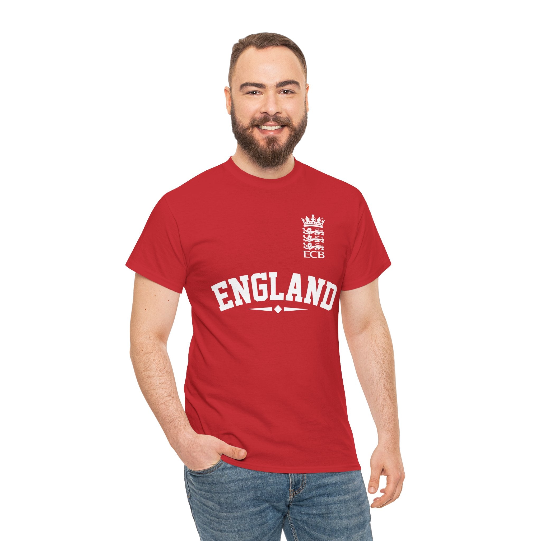 England Cricket Unisex Heavy Cotton Tee