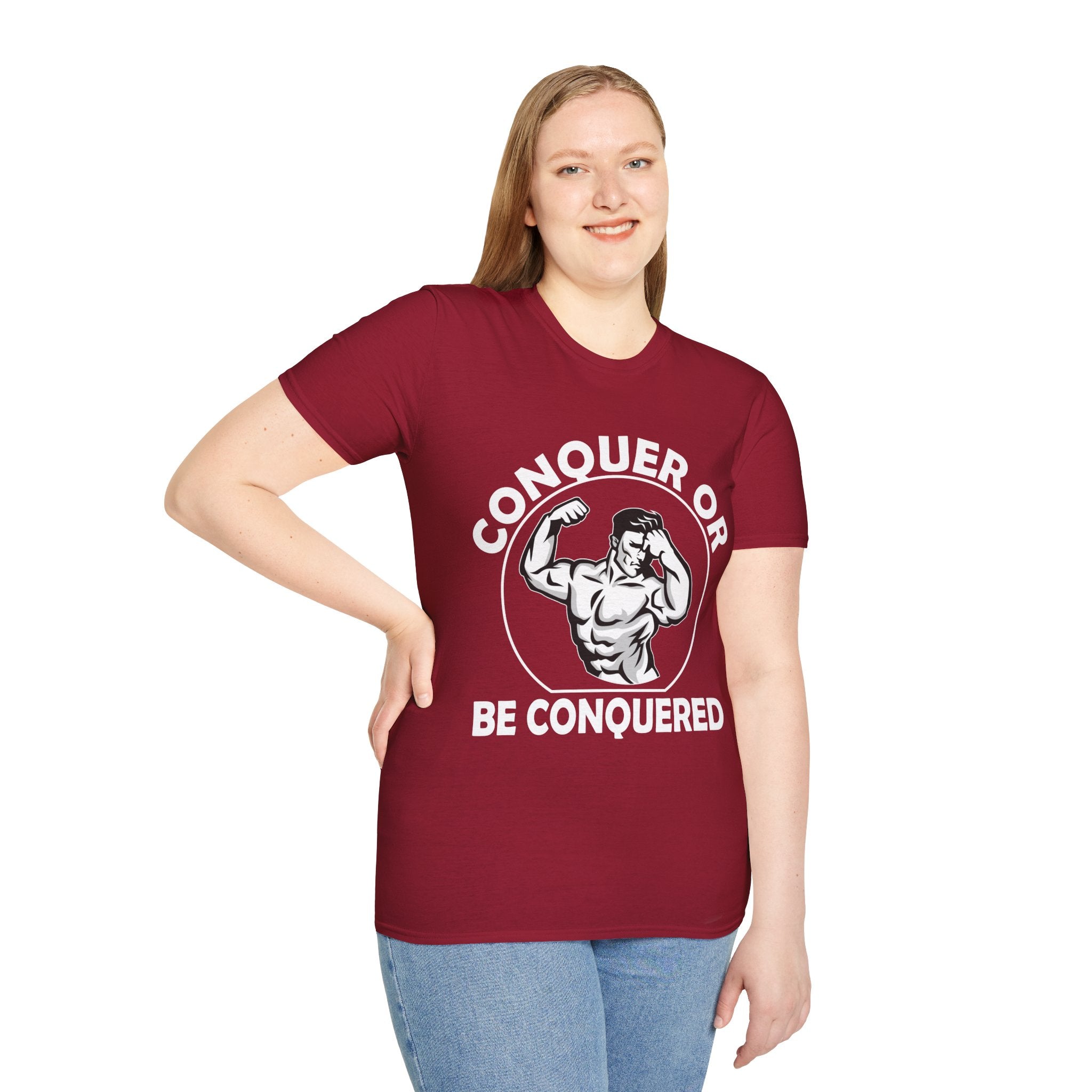 "Conquer Or Conquered" Unisex Soft style T-Shirt