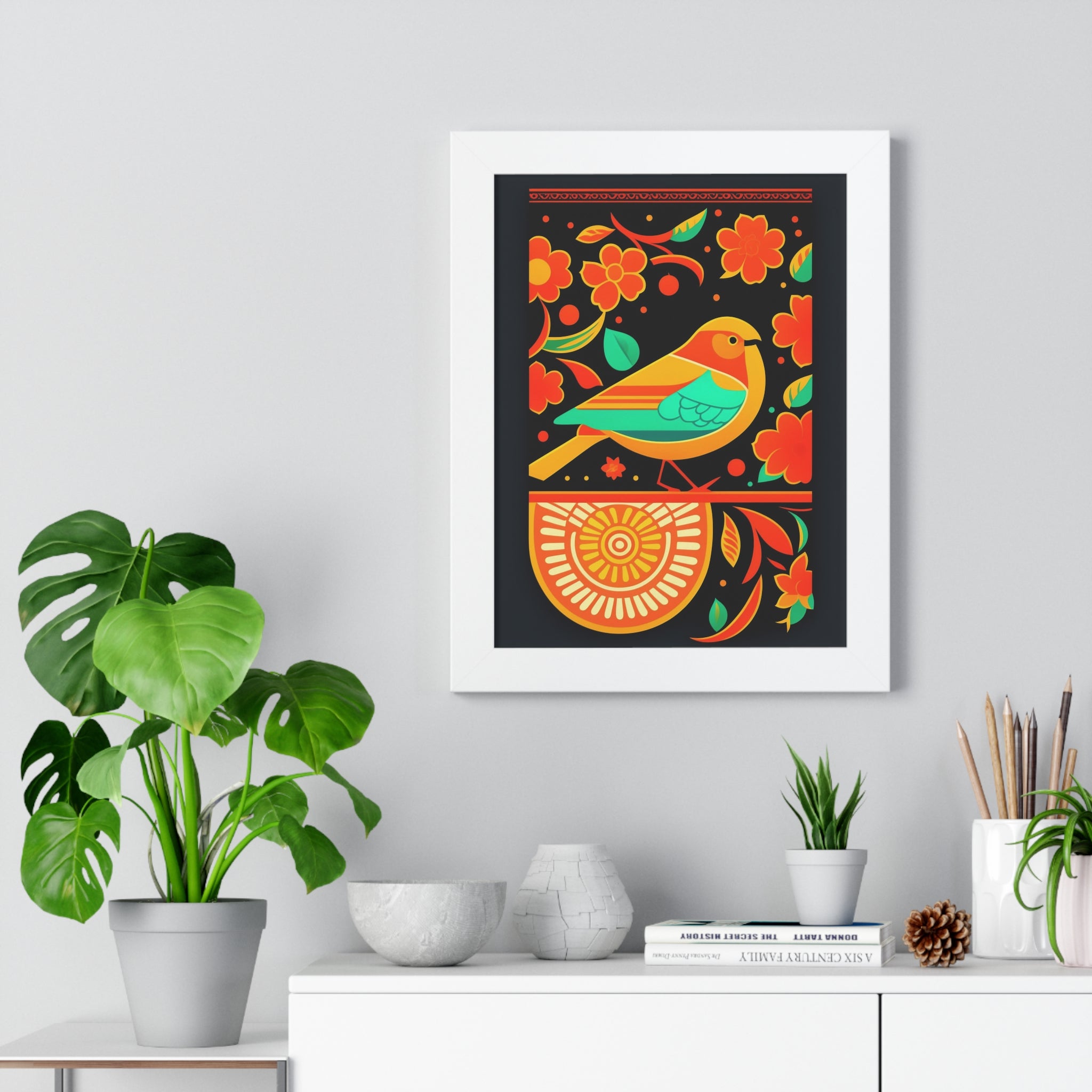 "BOHO" Framed Vertical Poster