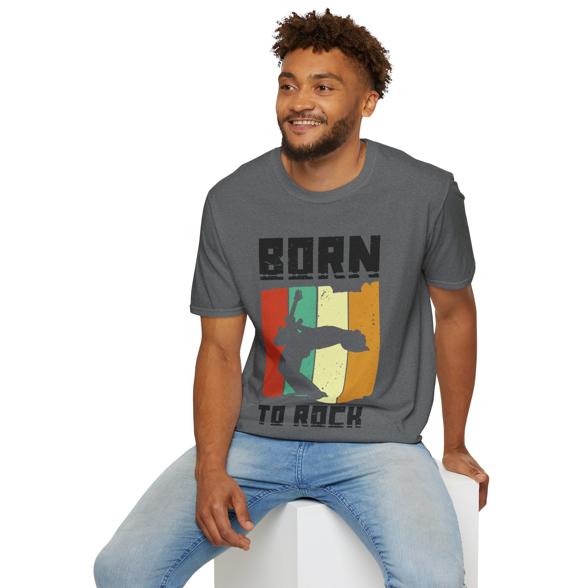 "Born To Rock"  Unisex Soft style T-Shirt