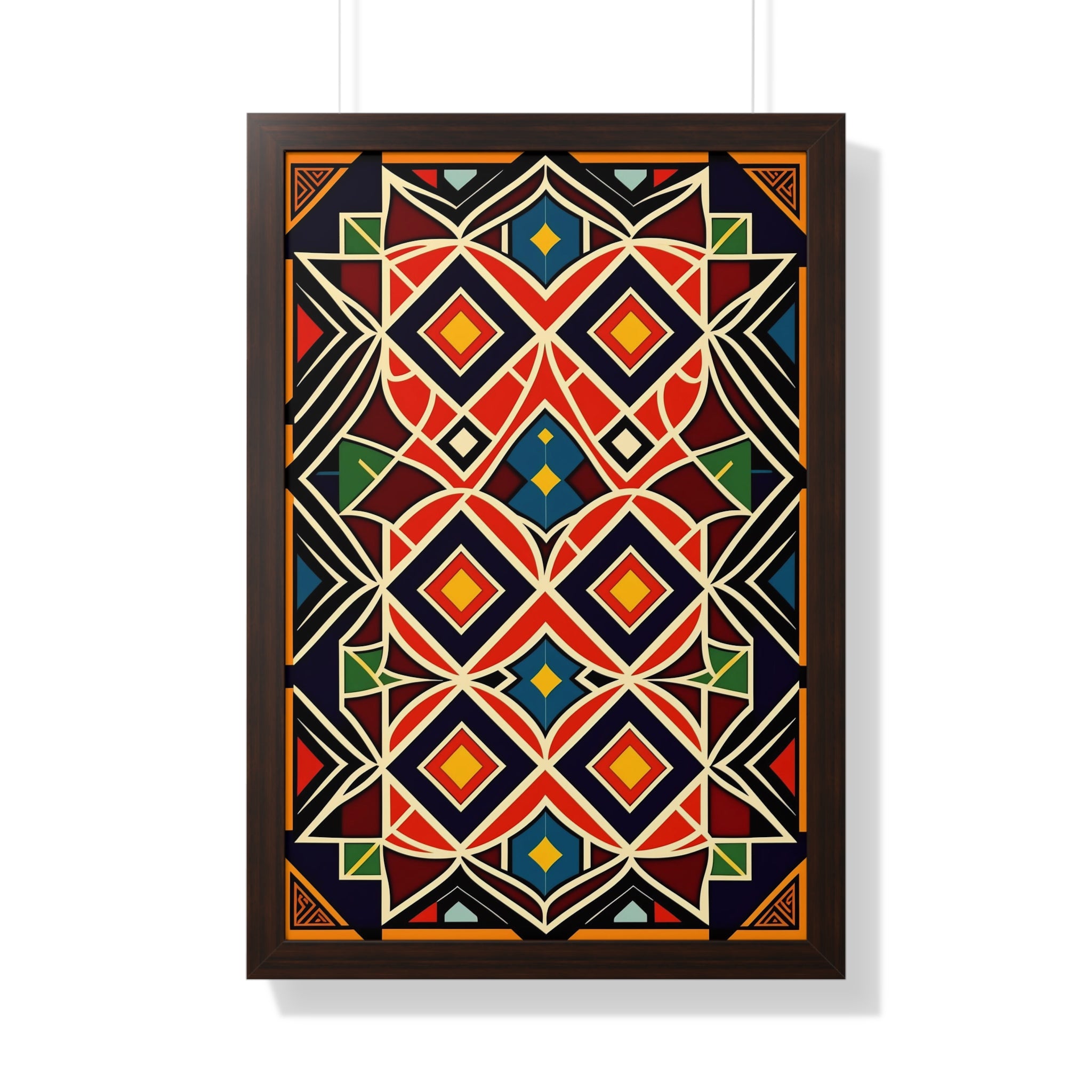 "BOHO" Framed Vertical Poster