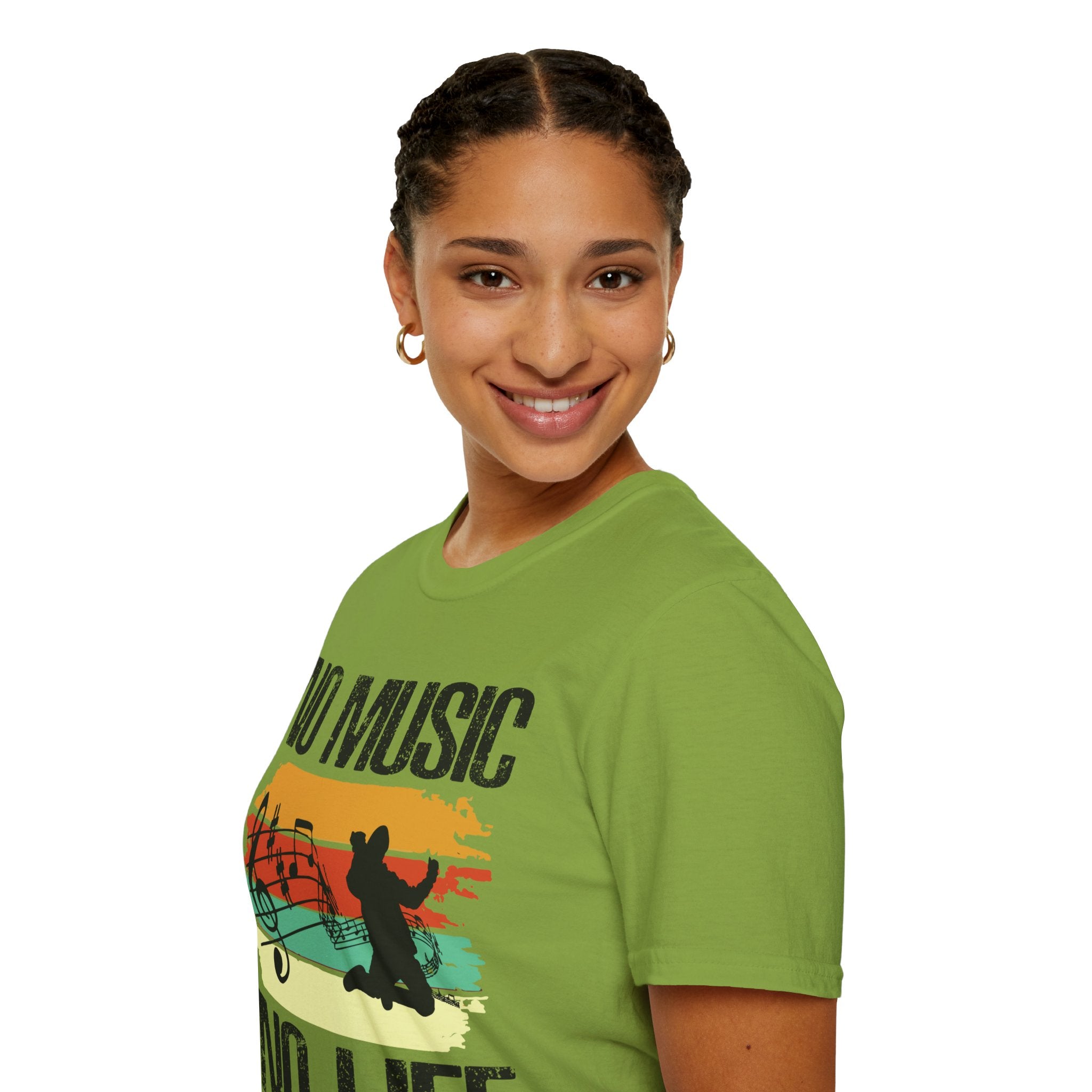 "No Music No Life"  Unisex Soft style T-Shirt