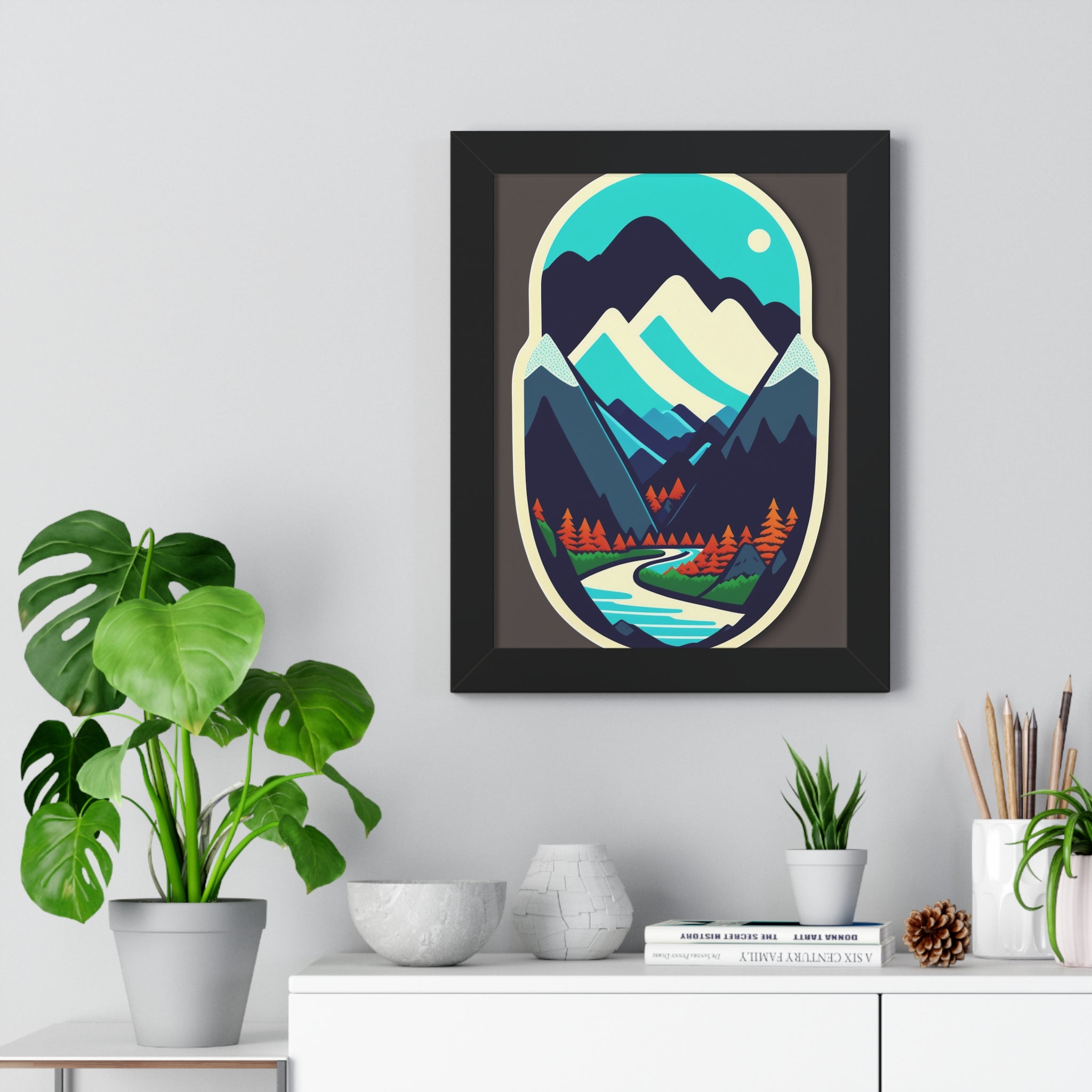 "BOHO" Framed Vertical Poster