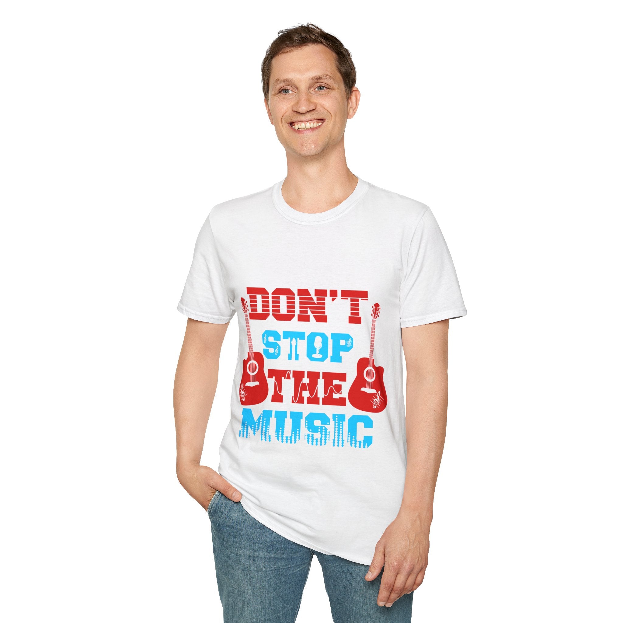 "Don't Stop The Music" Unisex Soft style T-Shirt