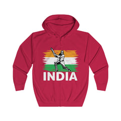 Indian Cricket Unisex Full Zip Hoodie