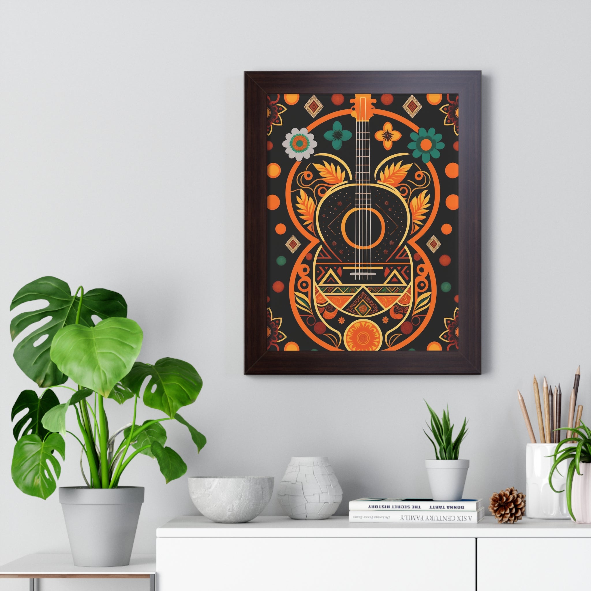 "BOHO" Framed Vertical Poster