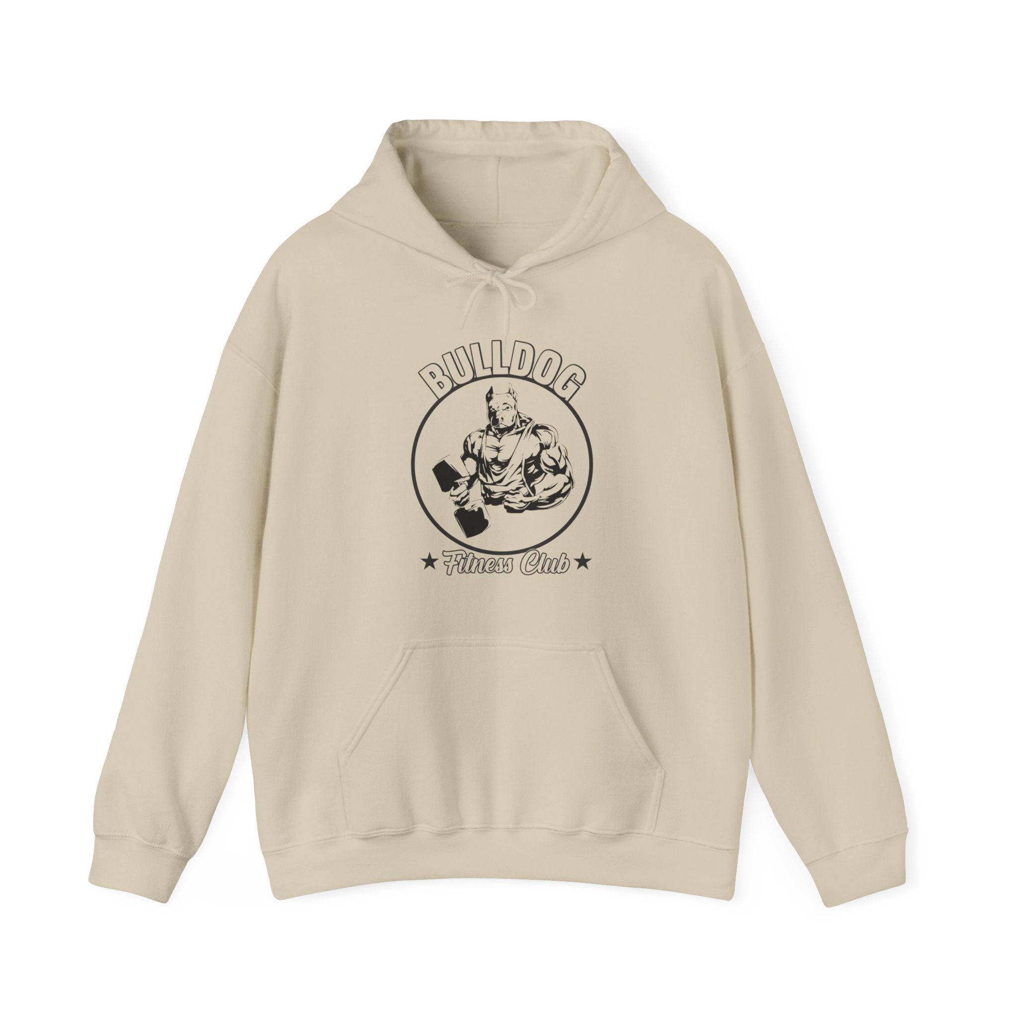 "BullDog Fitness Club"  Unisex Heavy Blend™ Hooded Sweatshirt